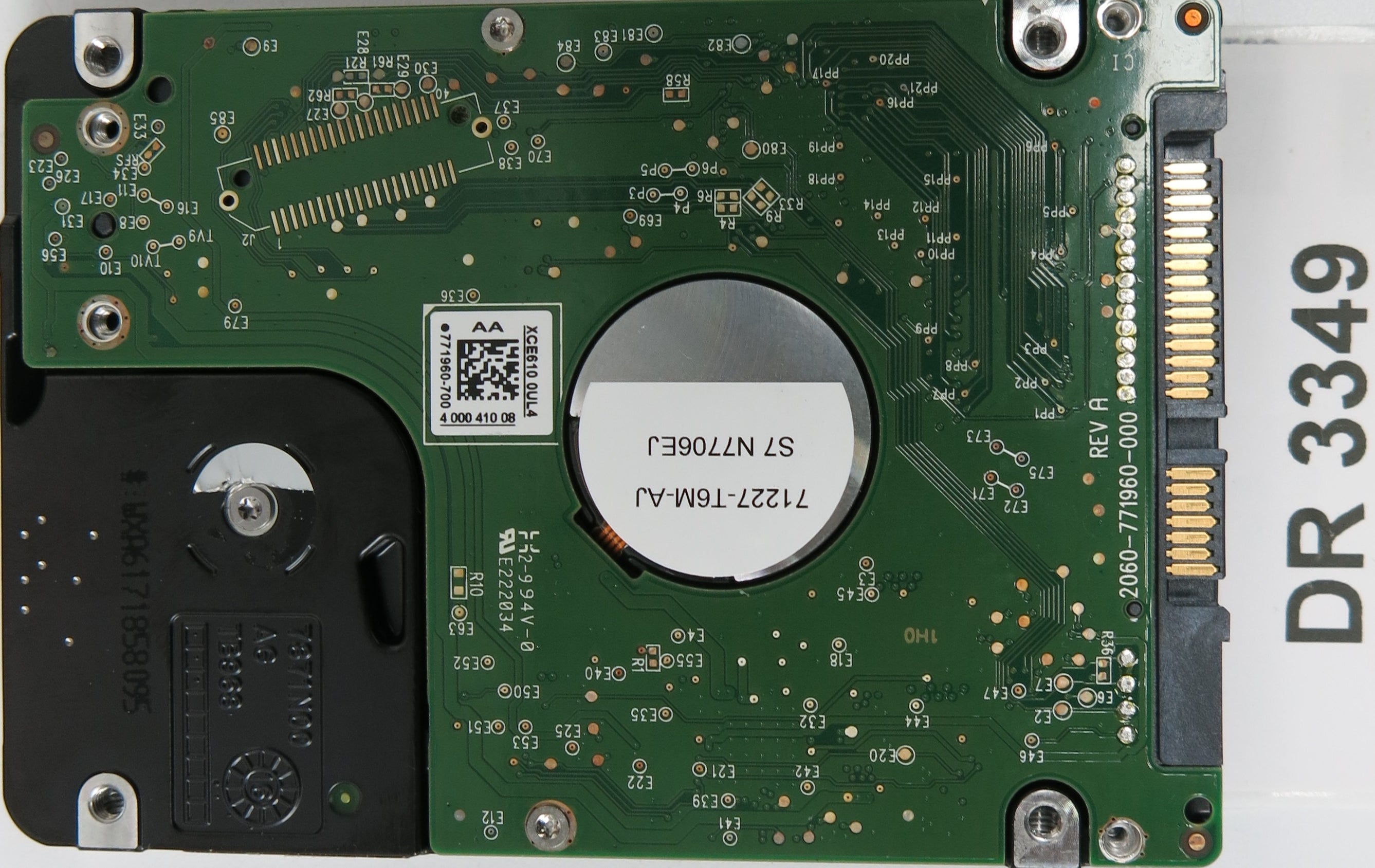 WD10JPVX-08JC3T6, DCM: HHNTJBKB, 1.0TB 3.5, PCB 2060-771960-000 REV A