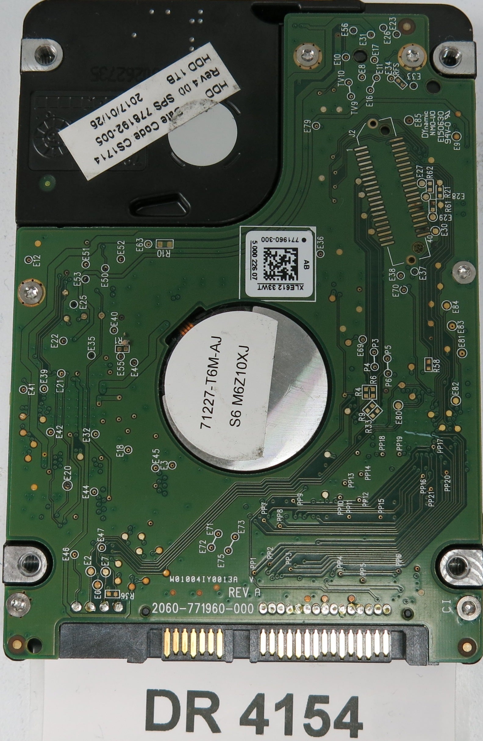 WD10JPVX-60JC3T0,  DCM: HBNT2BN,  Serial: WXK1AC6H6UFA,  1.0TB 2.5,  PCB 2060-771960-000 REV A