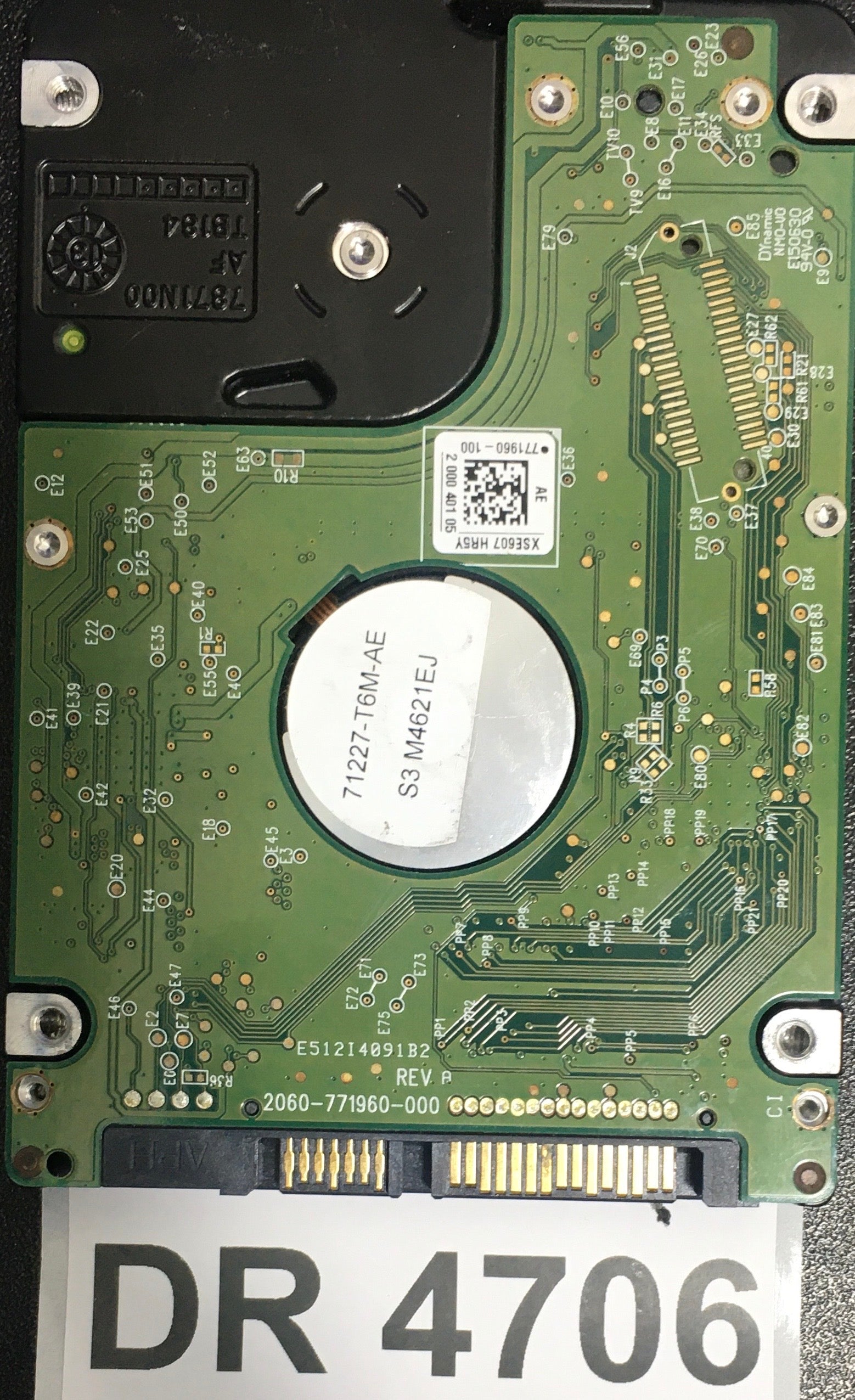 WD10JPVX,  Serial: WX51A64PKXPT,  1TB 2.5,  PCB: 2060-771960-000- REV A