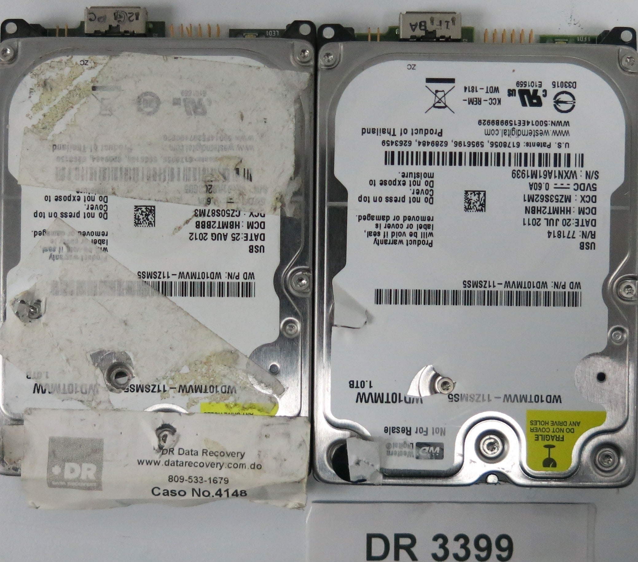 WD10TMVW-11ZSMS5, DCM: HHMT2HBN, 1.0TB 3.5, PCB 2060-771814-001 REV A