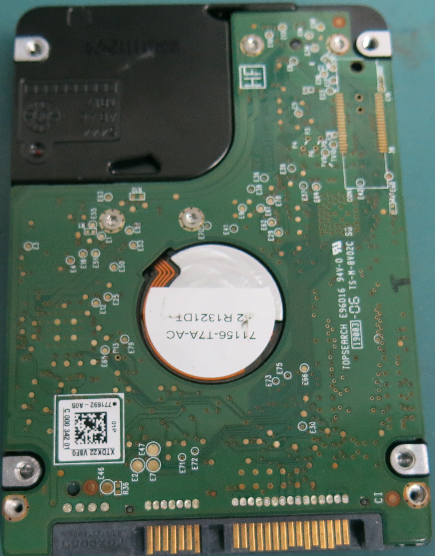WD10TPVT-00U4RT1, DCM HHMTJHBB, 1.0TB 3.5
