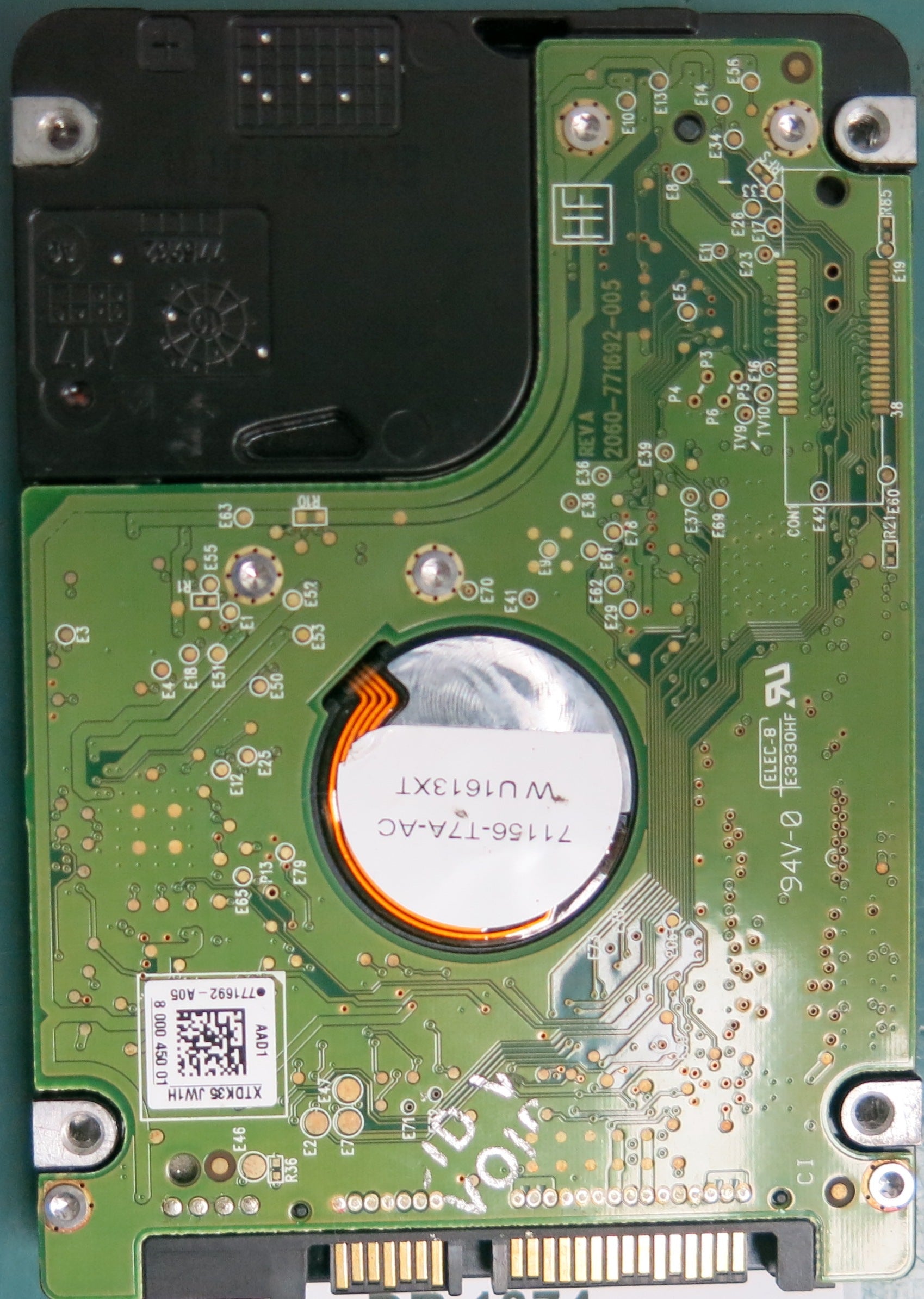 WD10TPVT-00U4RT1, HBMTJBBB, 1TB 2.5, PCB 2060-771692-005  REV A