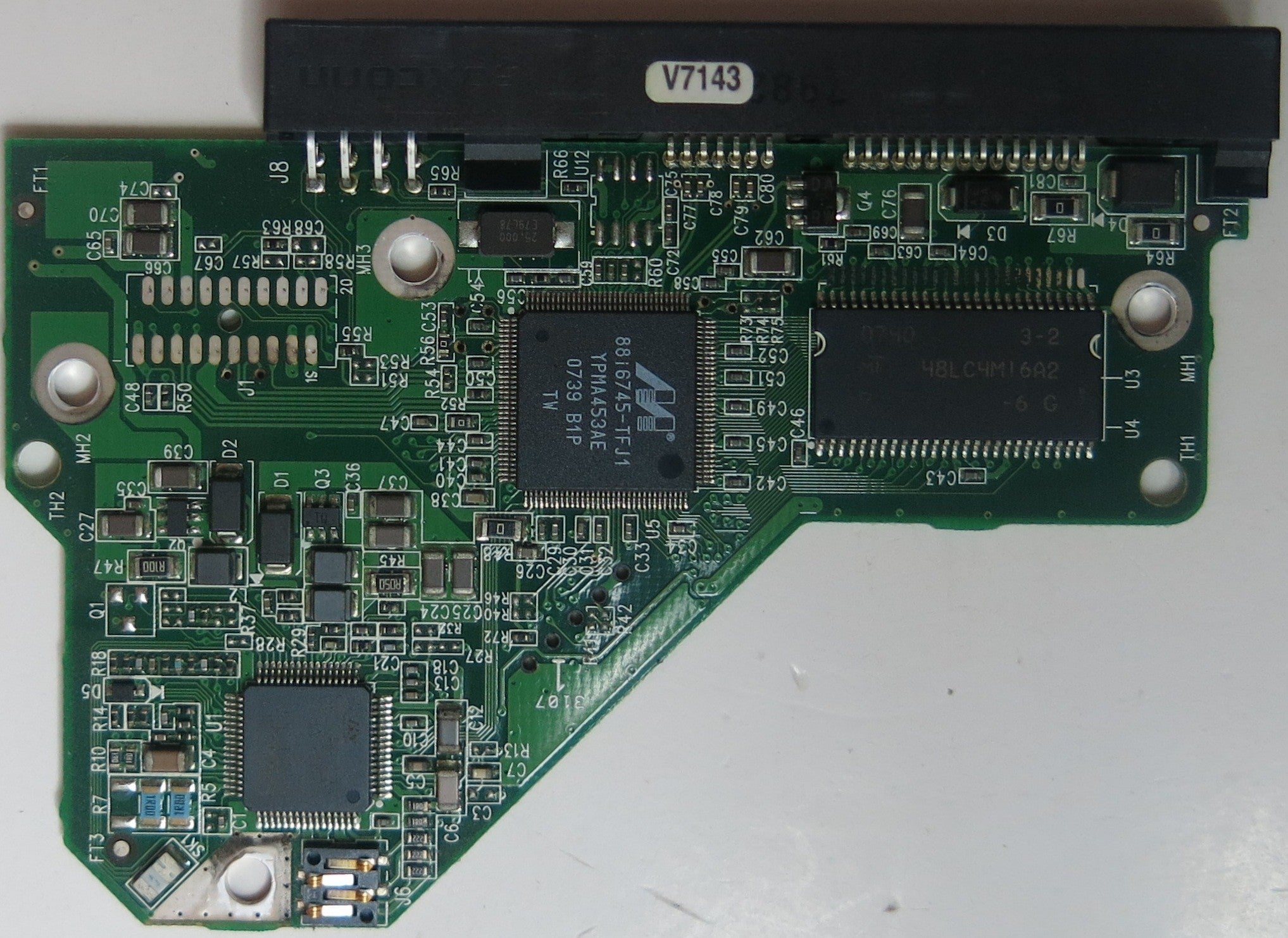 WD1600AABS-61PRA0, PN , DCM  HGNNNT2CG, 2060-701444-004 REV A PCB