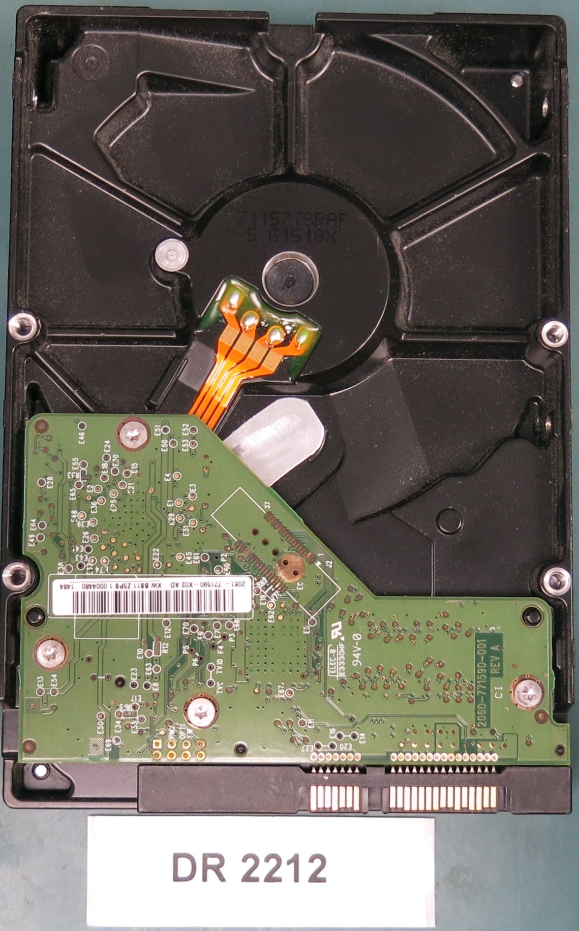 WD1600AAJG-G0Z0A0 160GB 3.5 PCB 2060-771590-001 REV A