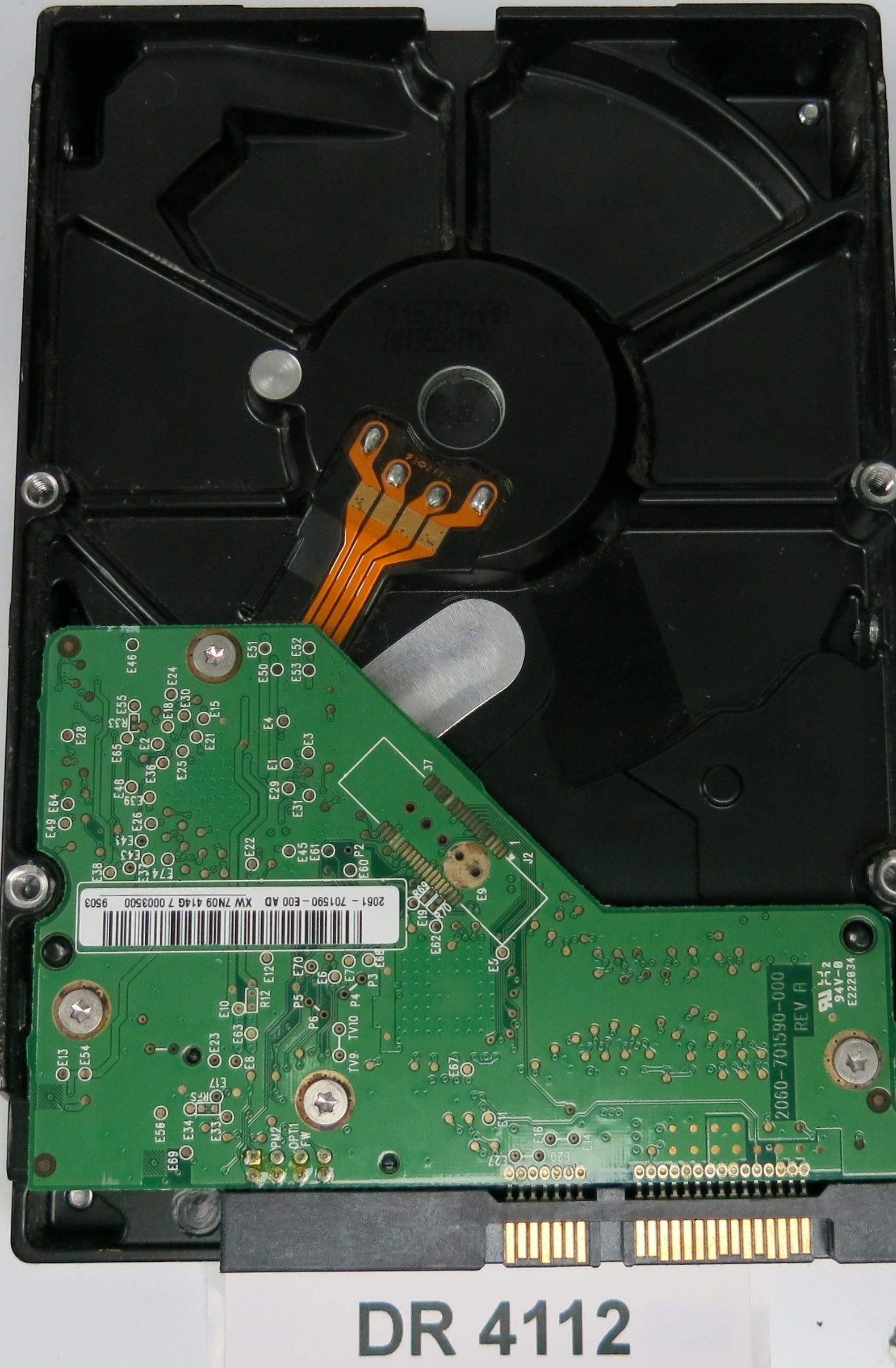 WD1600AAJS-08L7A0, DCM: HARNHT2CH, Serial: WMAV40253764, 160GB 3.5, PCB 2060-701590-000 REV A