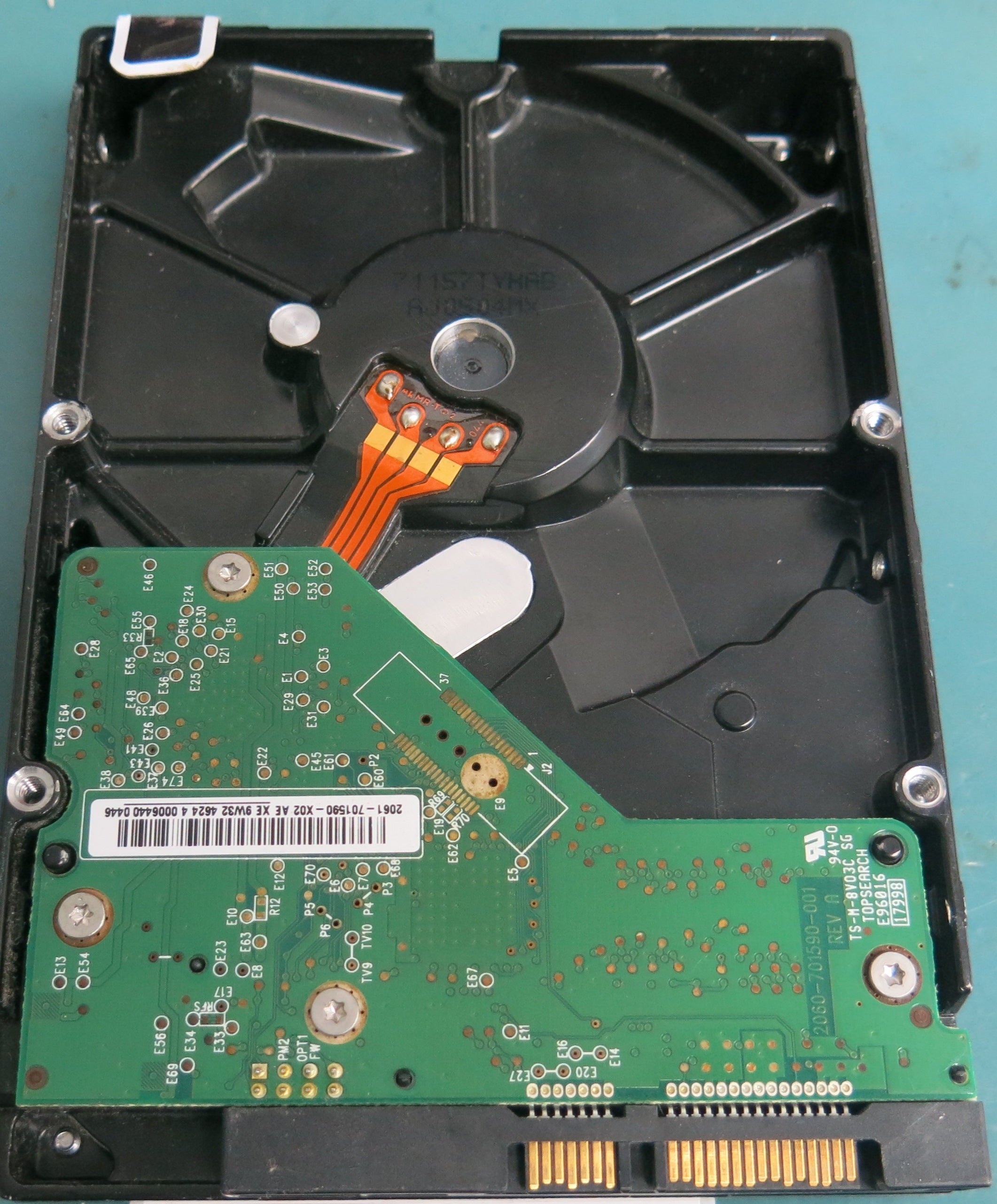 WD1600AAJS-56M0A0,  160GB 3.5, PCB 2060-701590-001 REV A
