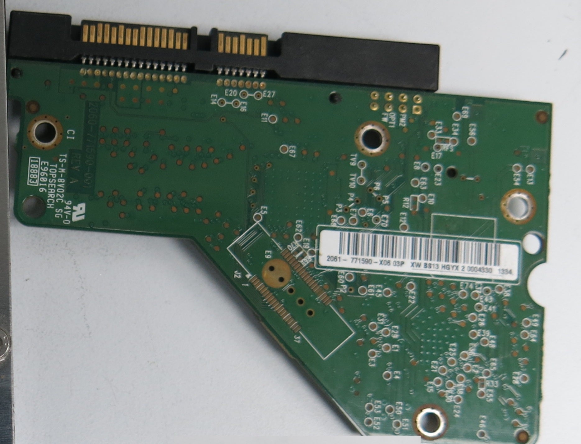 WD1600AAJS-60M0A0 DCM DBNNHT2CH 160GB 3.5 PCB 2060-771590-001 REV A