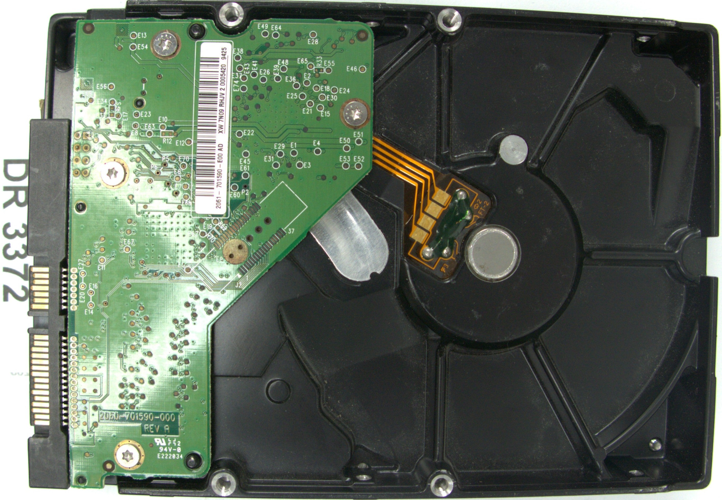 WD1600AAJS-, DCM: HGRNNT2AE, 160GB 3.5, PCB 2060-701590-000 REV A