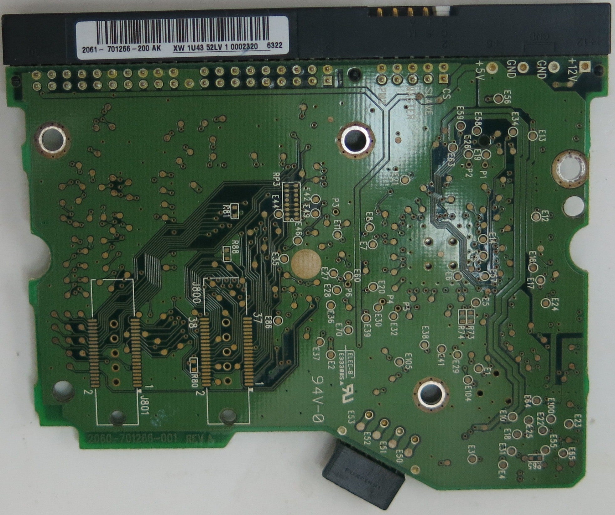 WD1600BB-56GUC0, DCM HSBANT2CA, 2060-701266-001 REV A PCB