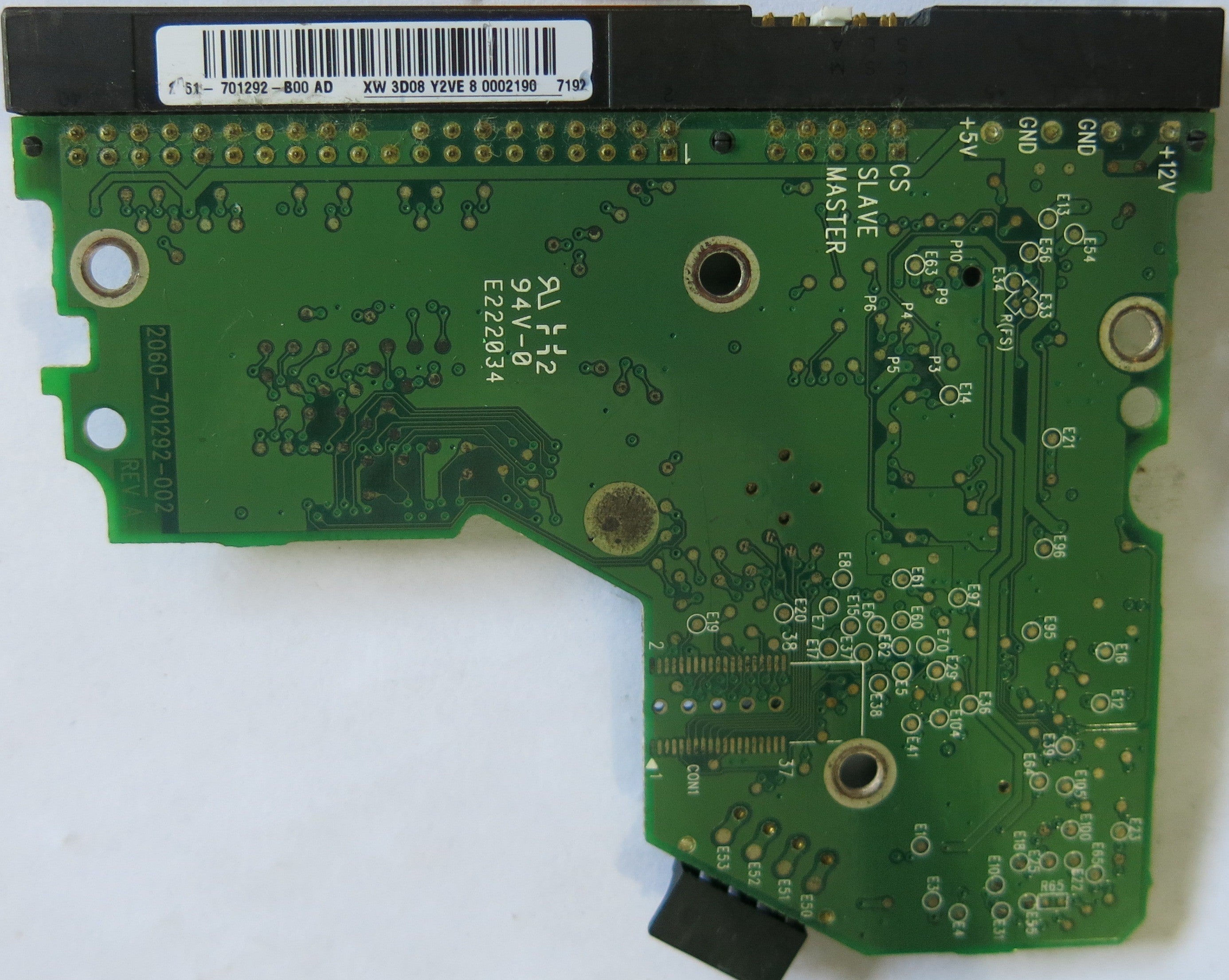 WD1600BB-56RDA0 2060-701292-002 REV A PCB