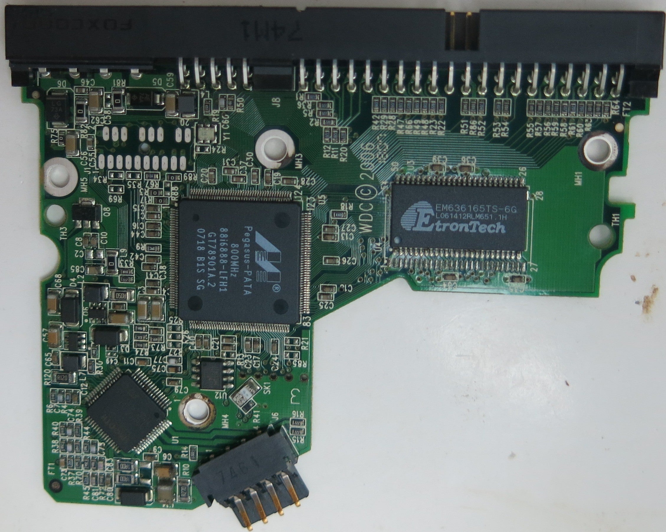 WD1600BB-56RDA0, DCM DSCANTJCA, 2060-701292-002 REV A PCB