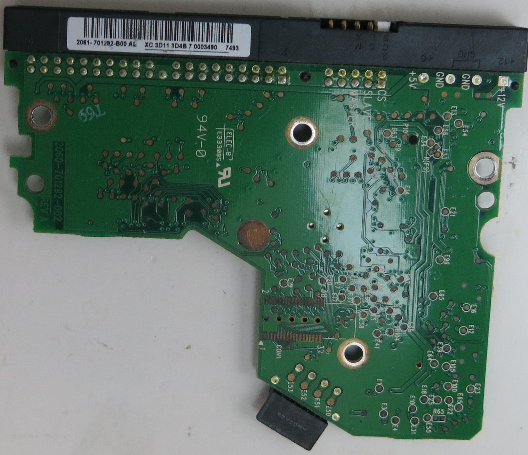 WD1600BB-56RDA0, DCM HBBHCTJCHN, 2060-701292-002 REV A PCB
