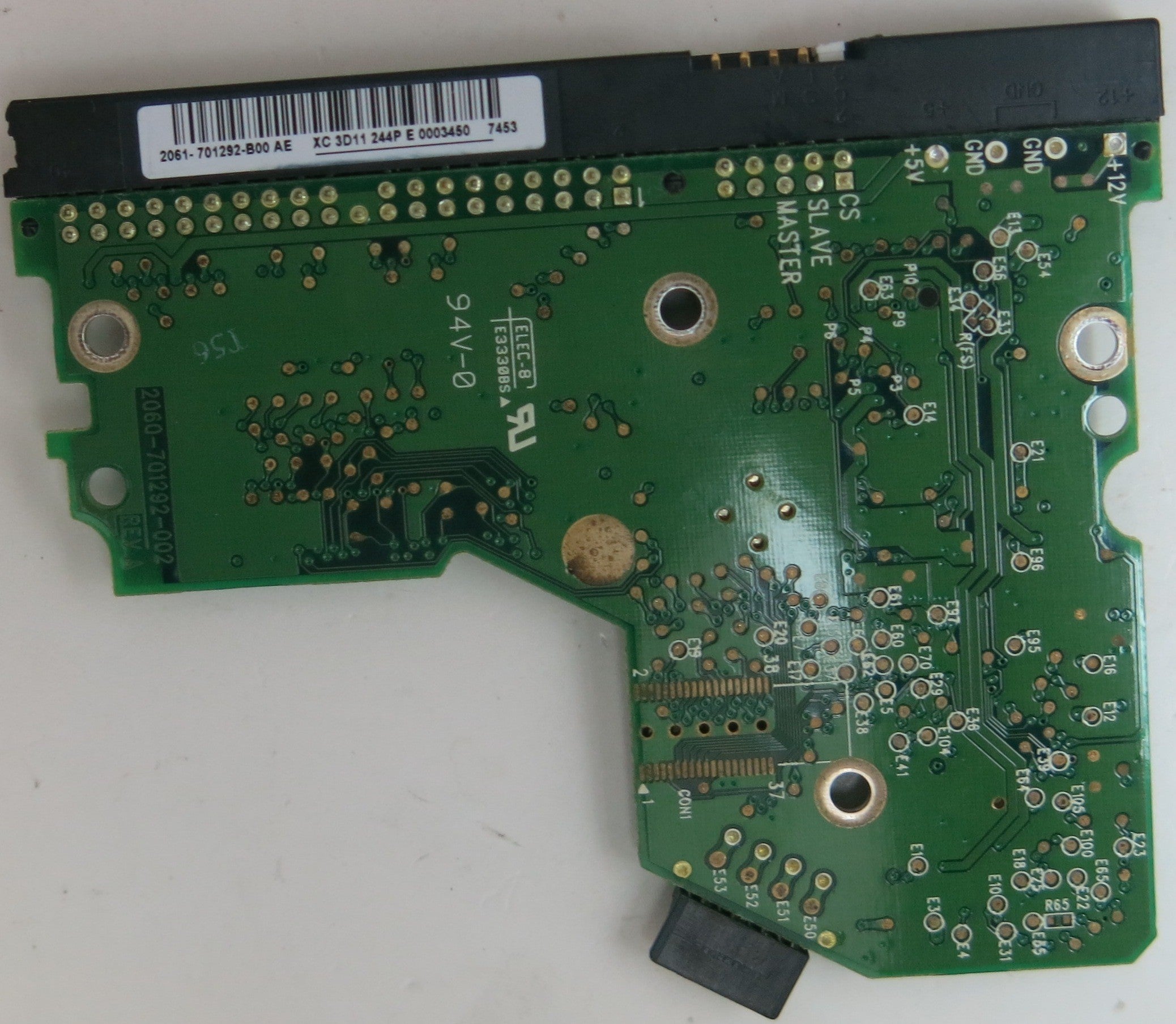 WD1600BB-56RDA0, DCM  HSBAYTJAHN, 2060701292-002 REV A PCB