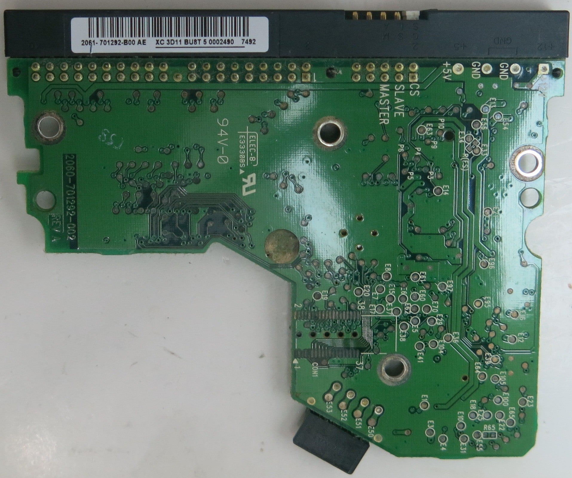 WD1600BB-56RDA0, DCM HSCHCTJAHN, 2060-701292-002 REV A PCB