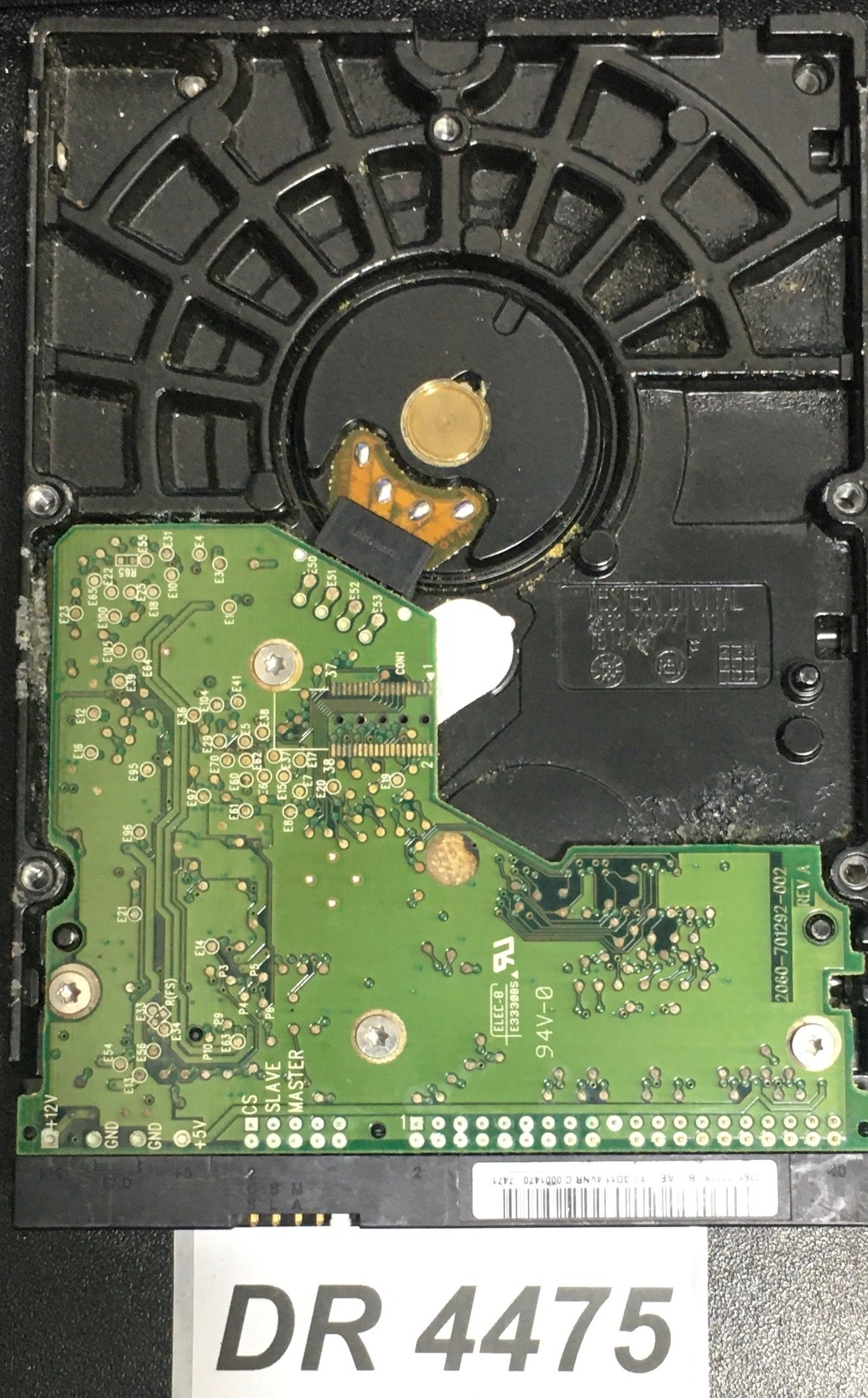 WD1600BB-56RDA0  Serial: WCANMJ173662  160GB 3.5  PCB: 2060-701292-002 REV A