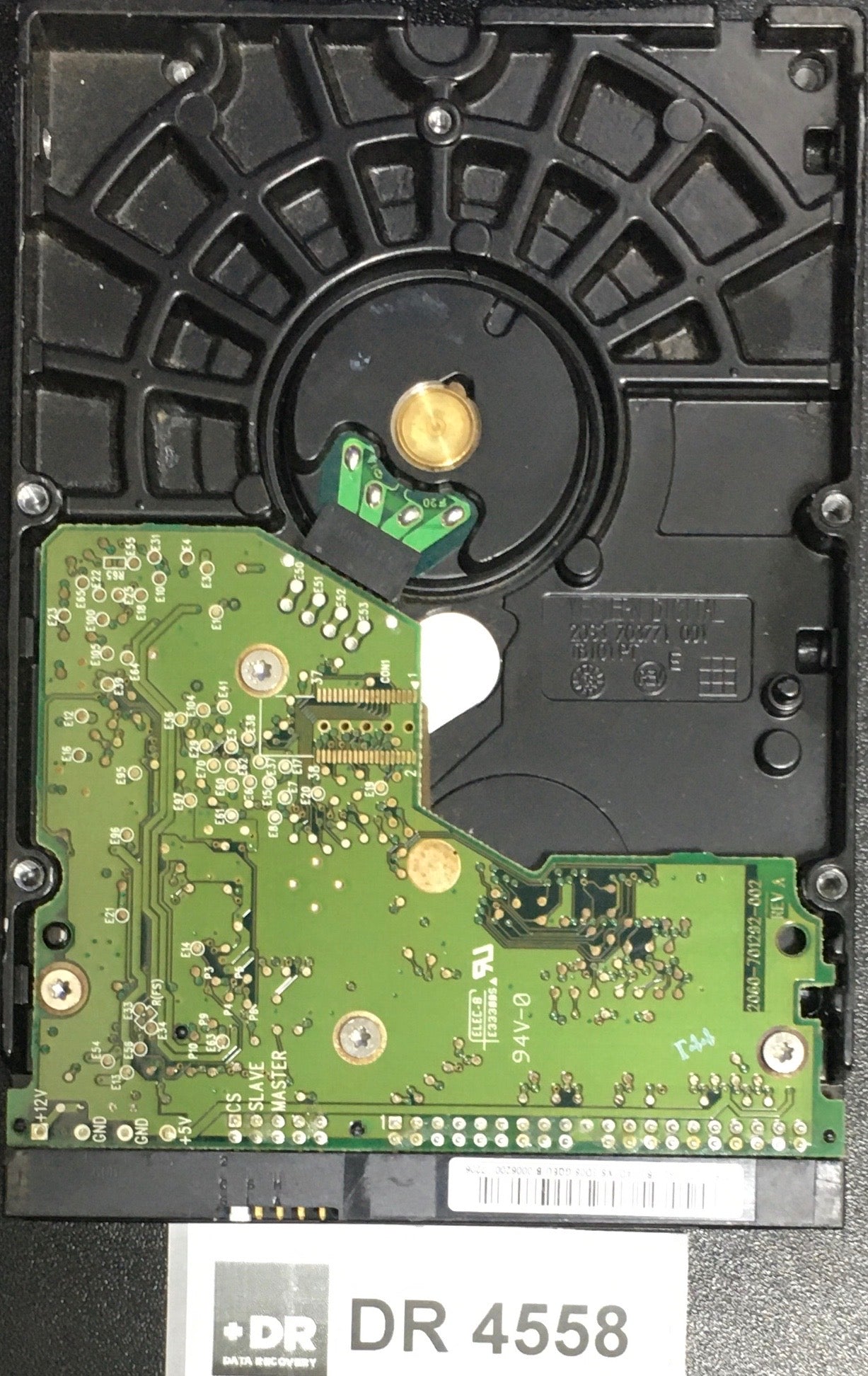 WD1600BB'56RDA0,  Serial: WMANM7282503,  160GB 3.5  20690-701292-002 PCB:- REV A