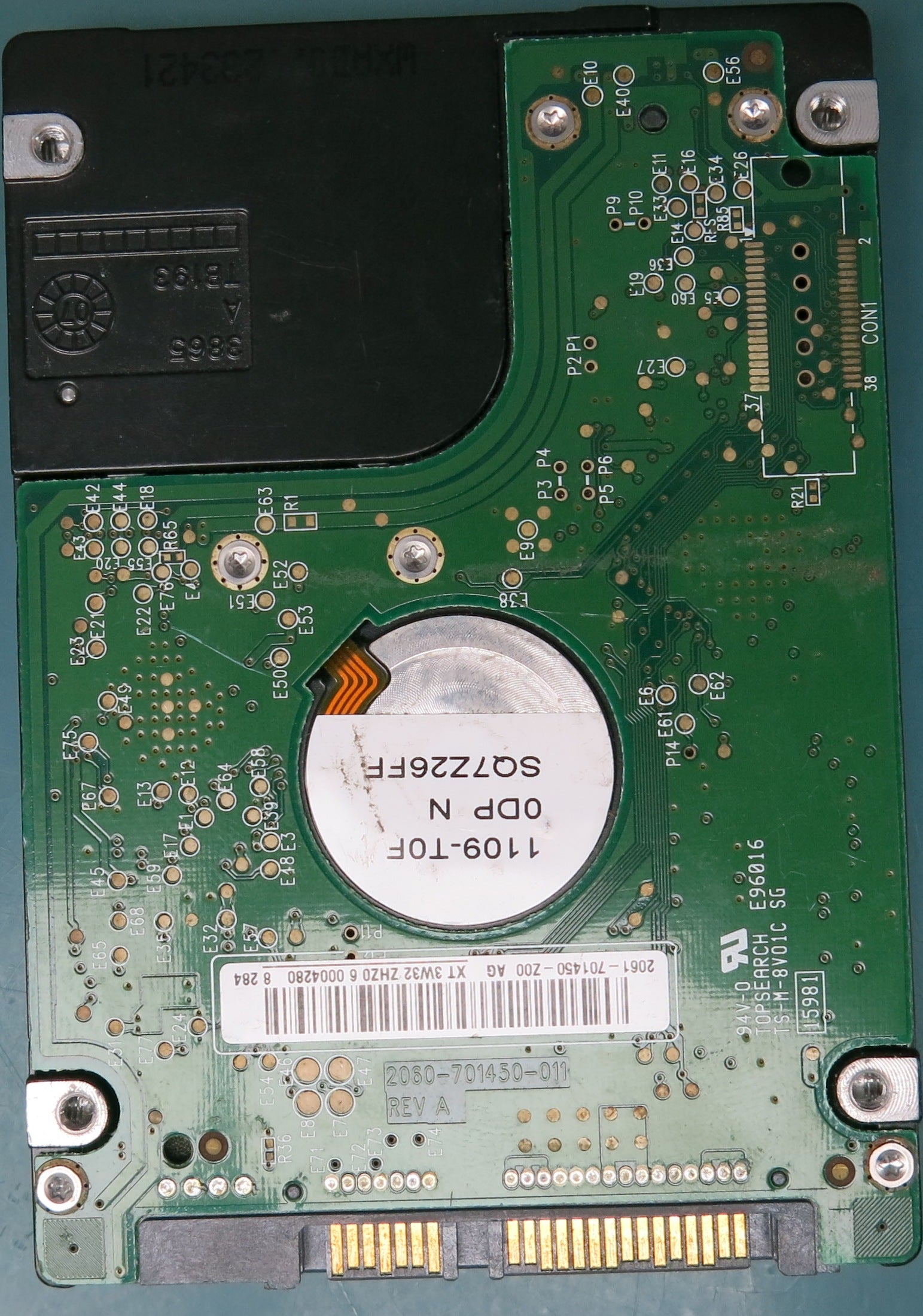WD1600BEVS-00RST0  DCM HAYTJABB  Serial Number: WXEZ07N42977  160GB 2.5  PCB 2060-701450-011 REV A