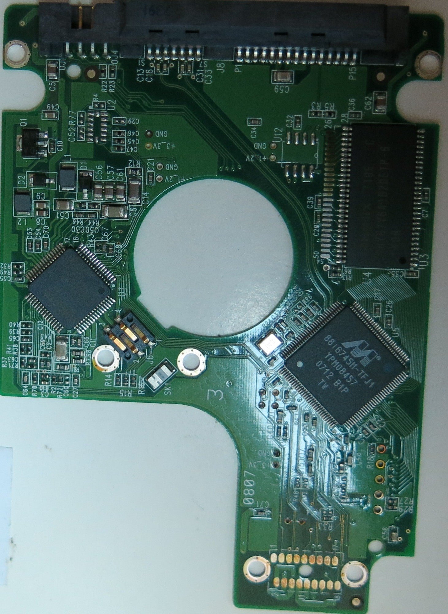 WD1600BEVS-60RST0, DCM FHCTJHNB, 2060-701450-011 REV A PCB