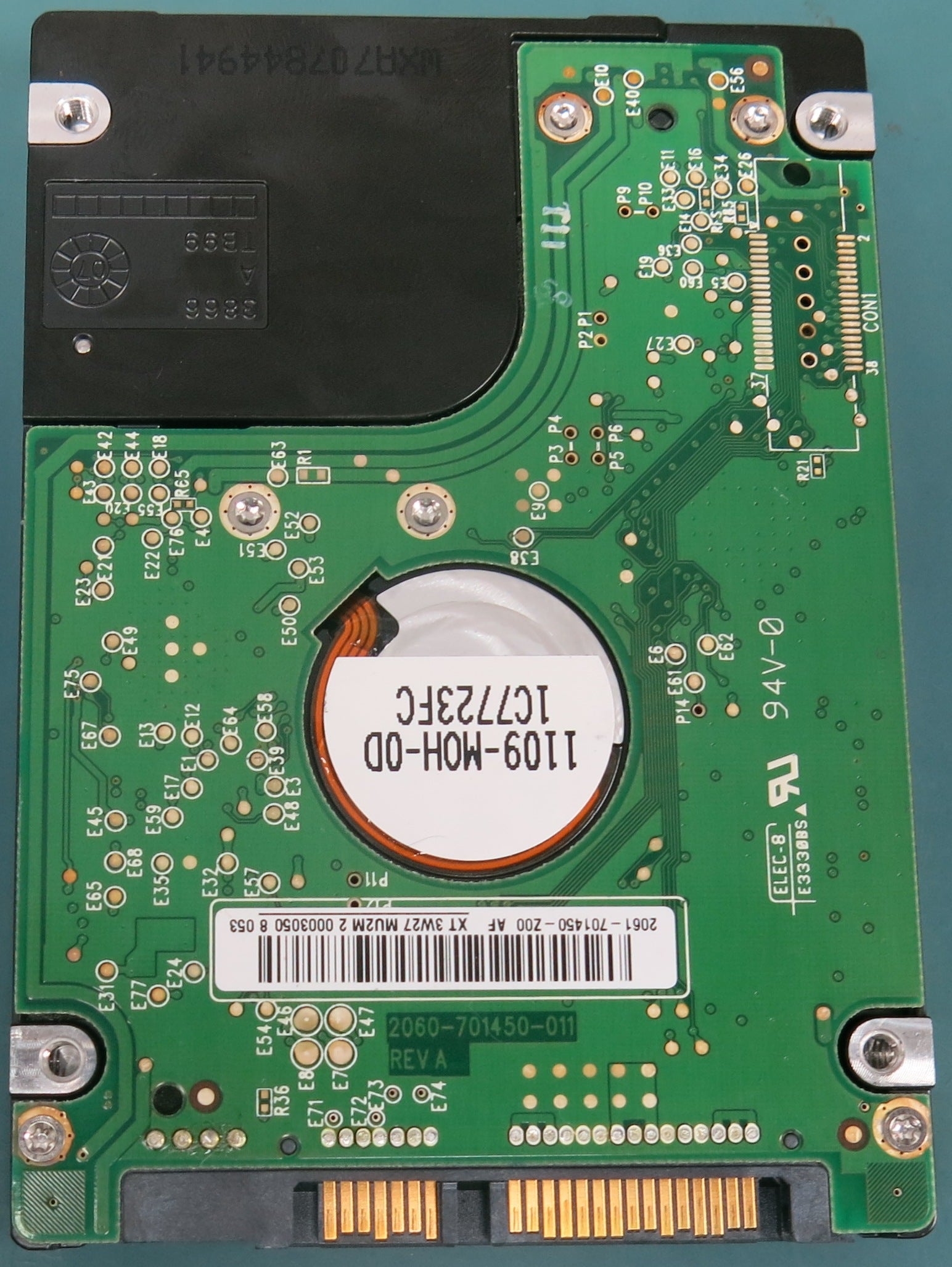 WD1600BEVS-60RST0,  DCM FHYTJABB,  Serial Number: WXC707692468,  160GB 3.5,  PCB 2060-701450-011 REV A,  For Sale donor hard drive in good