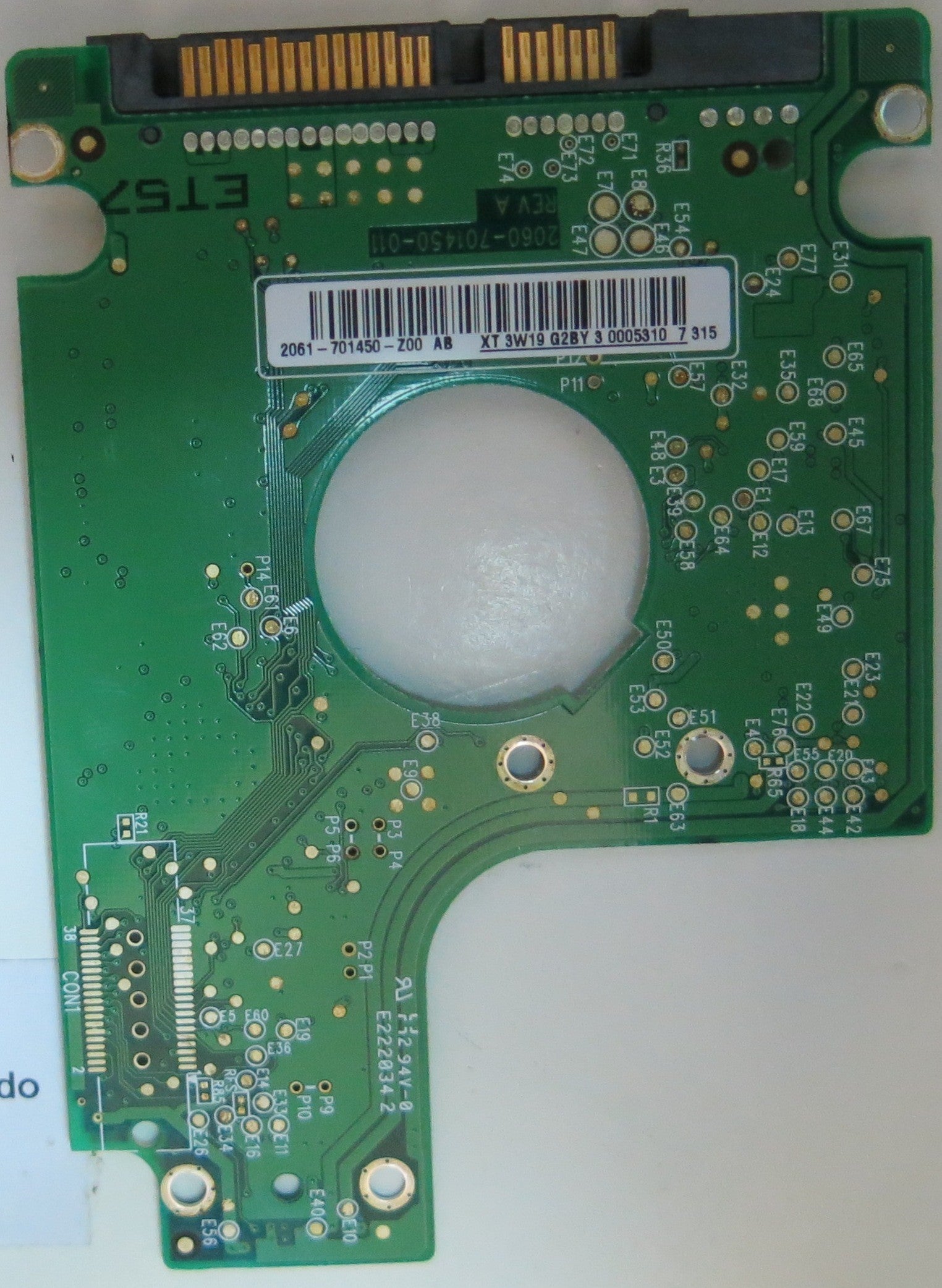 WD1600BEVS-60RST0, DCM  HBCTJABB, 2060-701450-011 REV A PCB