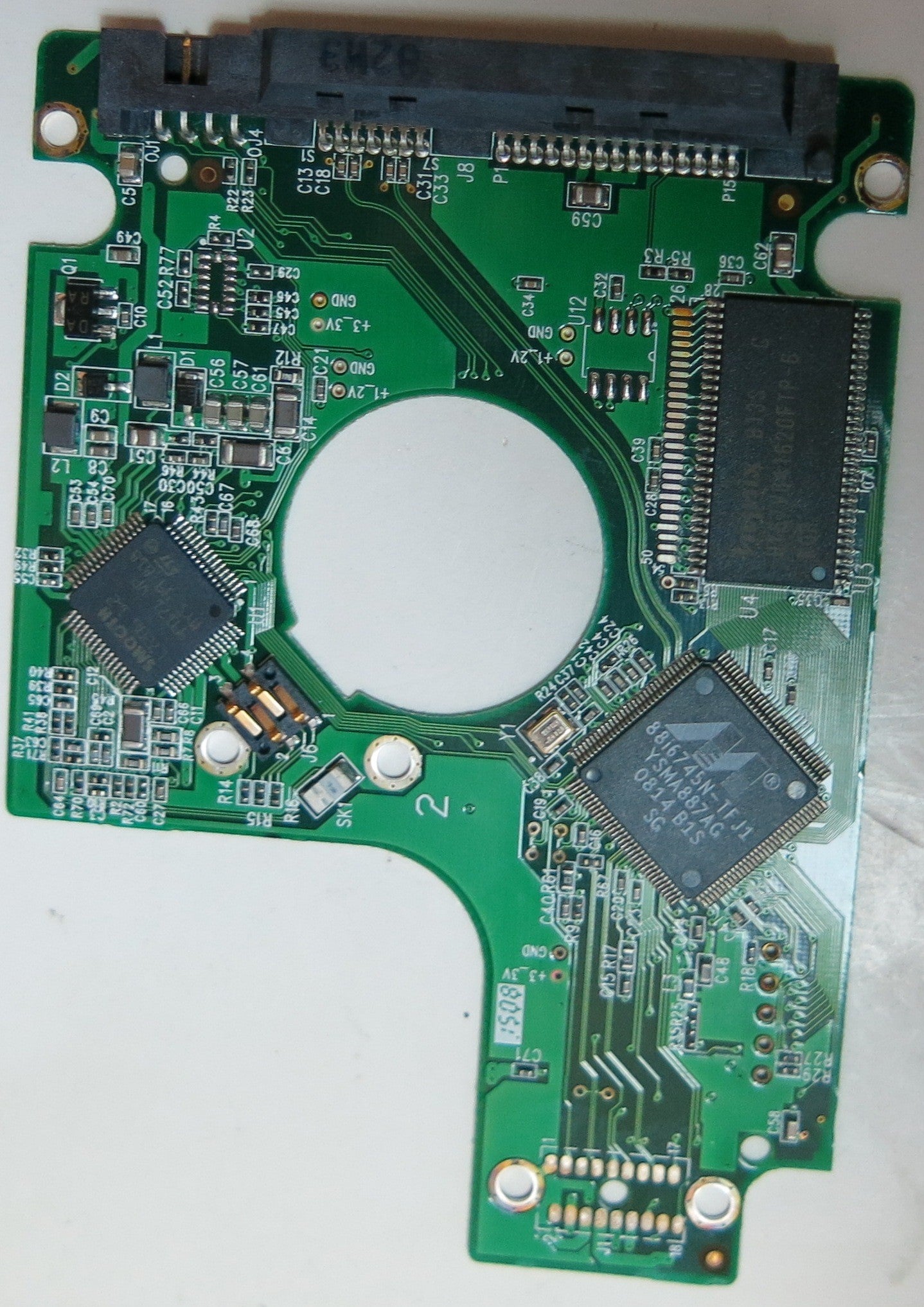 WD1600BEVT-60ZCT0, DCM FACTJABB, 2060-701499-000 REV A PCB