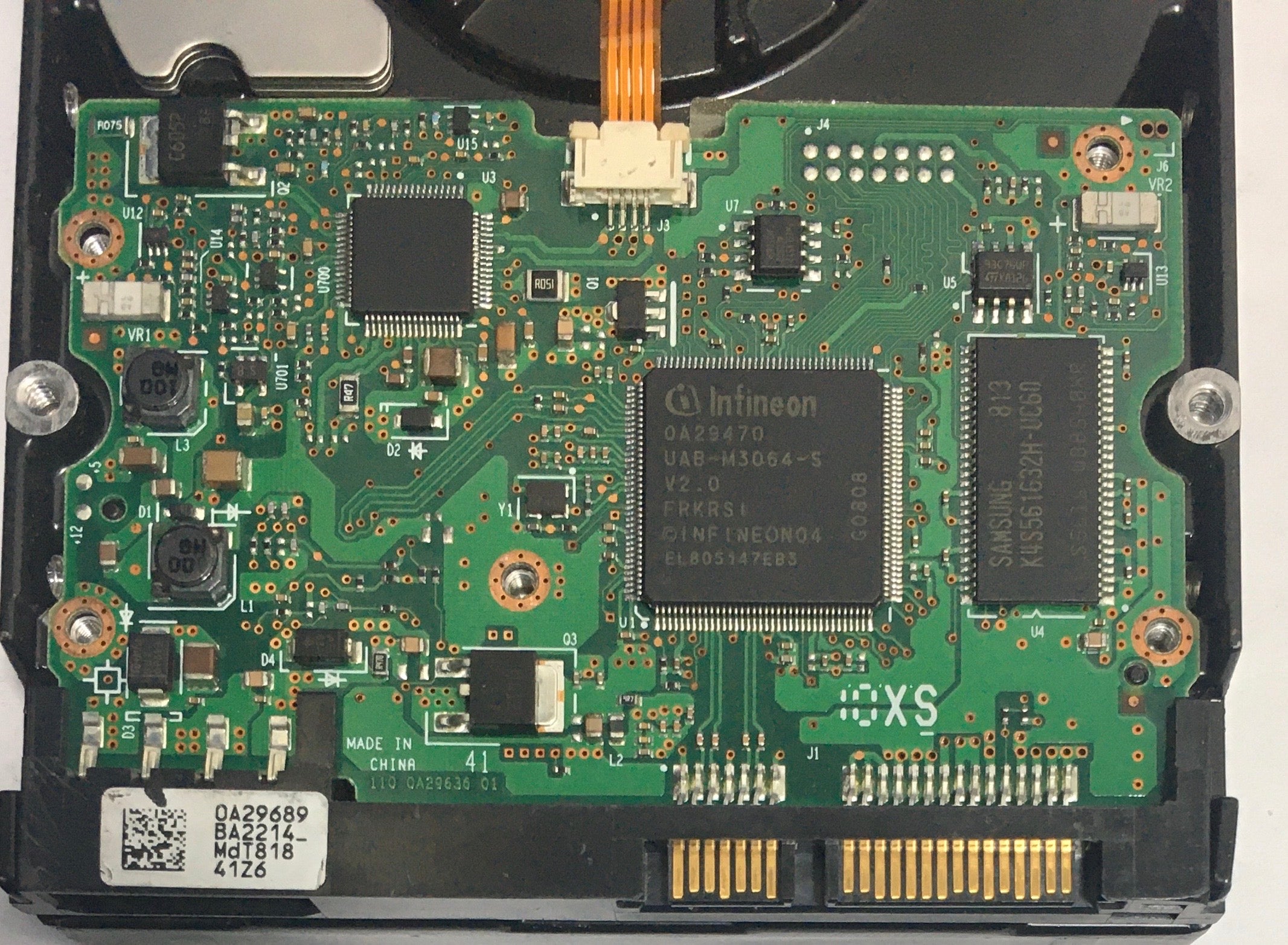 HUA721010KLA330,  Serial:PAK1HB8F,  1000GB 3.5,  PCB:110 0A29636 01- REV A