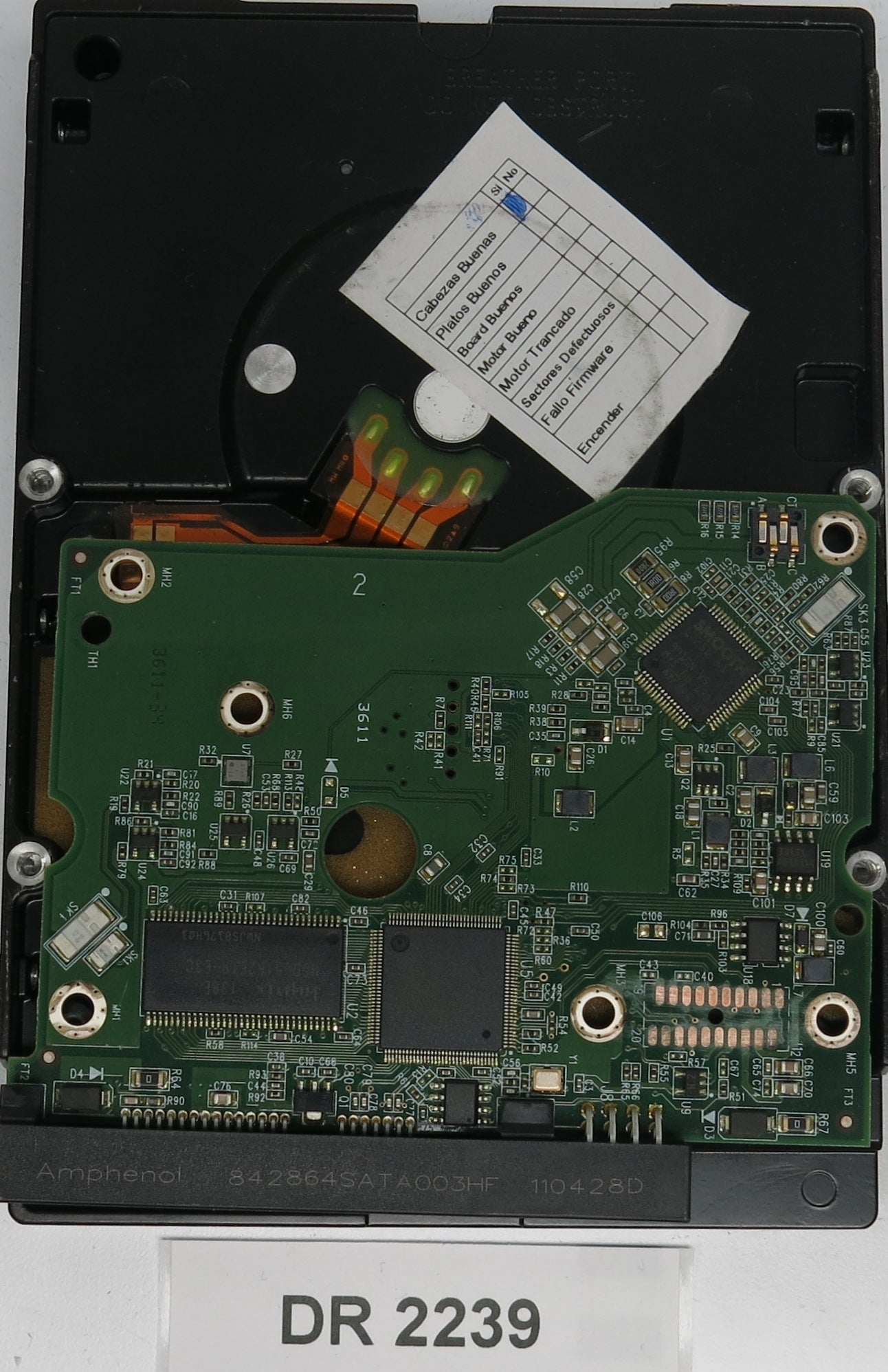 WD2003FYY-02W0B1, DCM HBRCNV2AB, 2TB 3.5, PCB 2060-771624-003 REV A