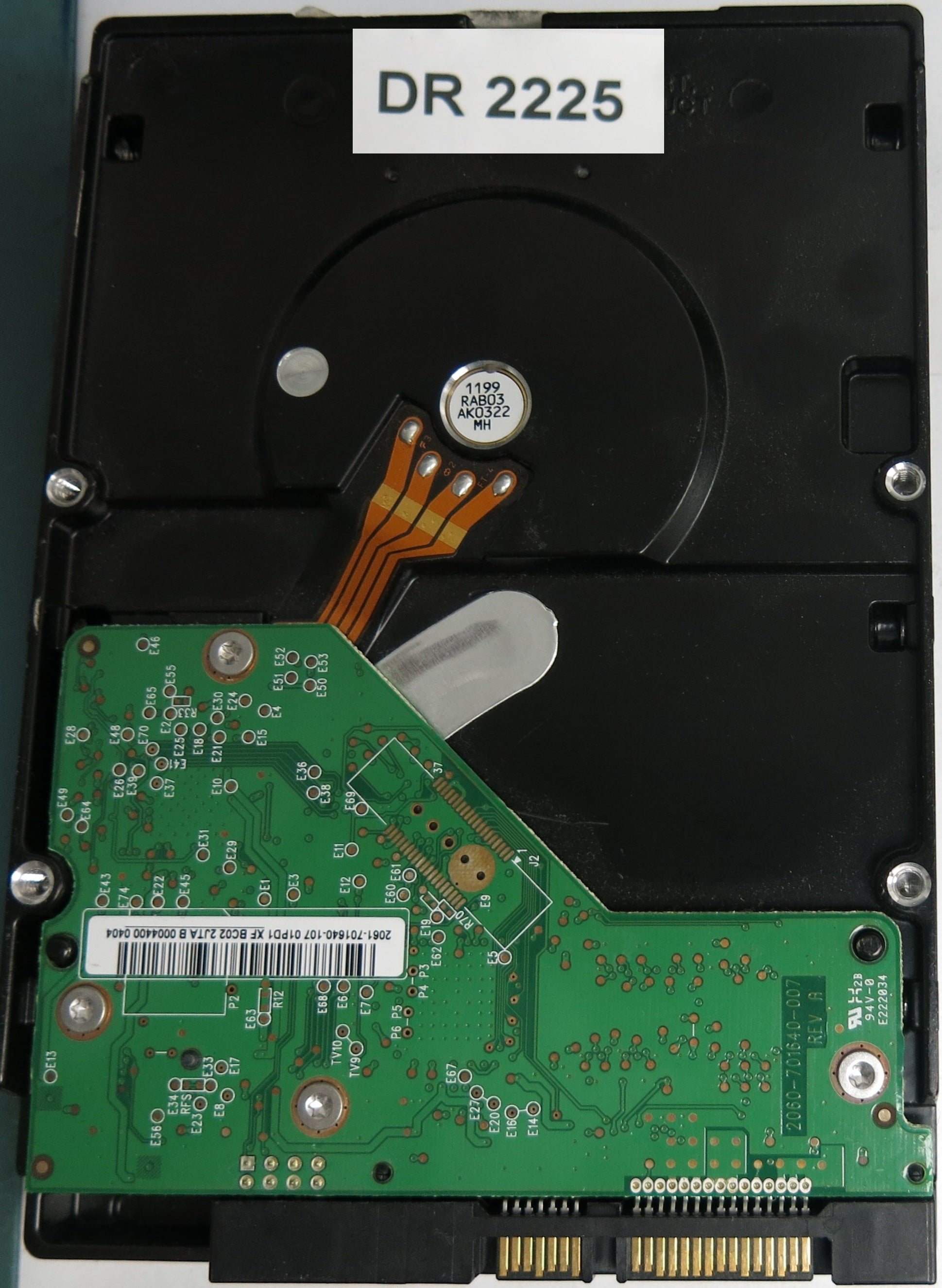 WD20EARS-00J2GB0,  SERIAL:WCAYY0101272,  2.0TB 3.5,  PCB 2060-701640-007 REV A