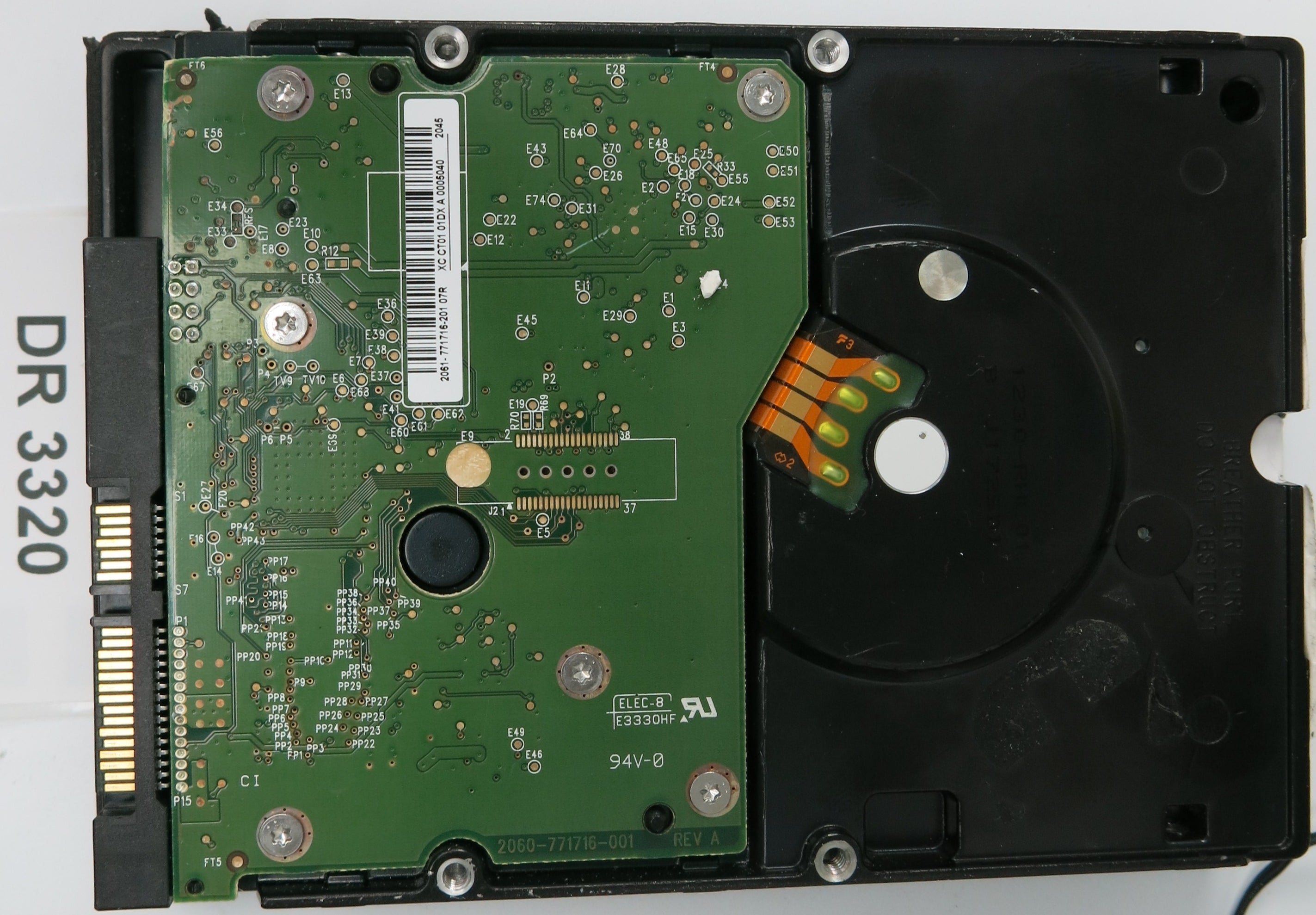WD20EAS-42S0XB0, DCM: HARCNV2AAB, 2.0TB 3.5, PCB 2060-771716-001 REV A