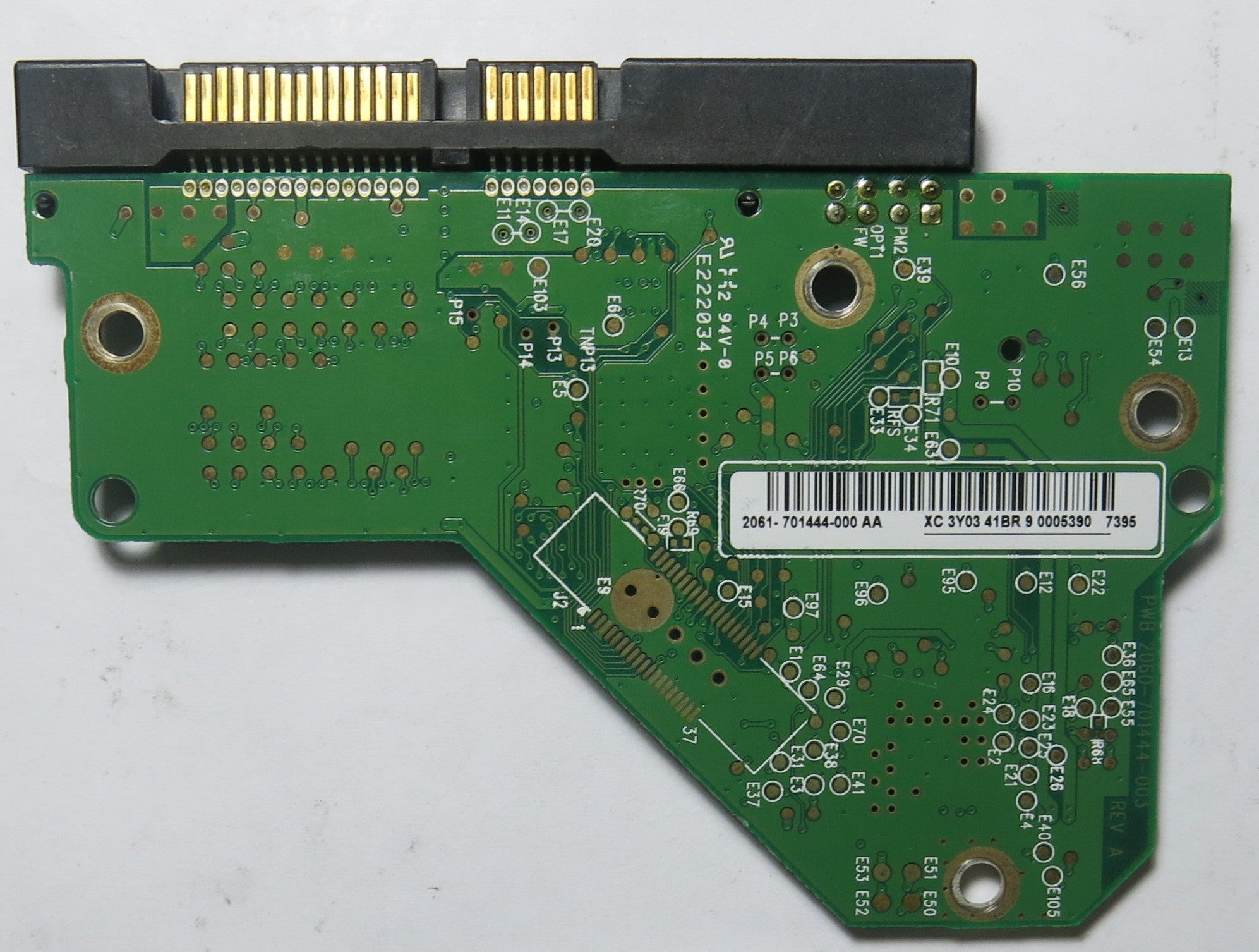 WD2500AAJS-41RYA0 DCM HARCNV2AHN 2060-701444-003 REV A PCB