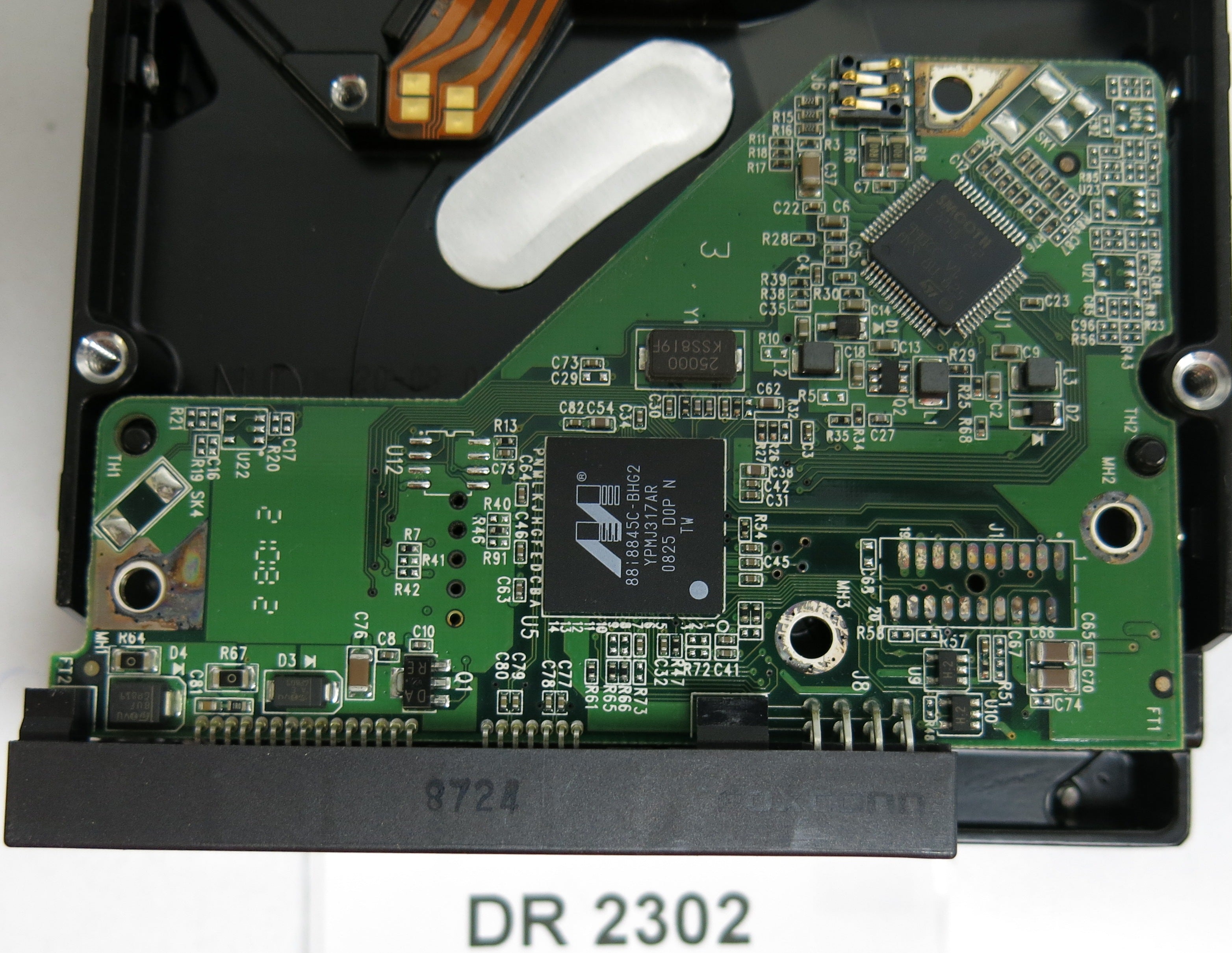 WD2500AAJS-75B4A0, DCM HGRNHT2AAN, 250GB 3.5, PCB 2060-701537-003 REV A, MAIN CHIP: 88I8845C-BHG2