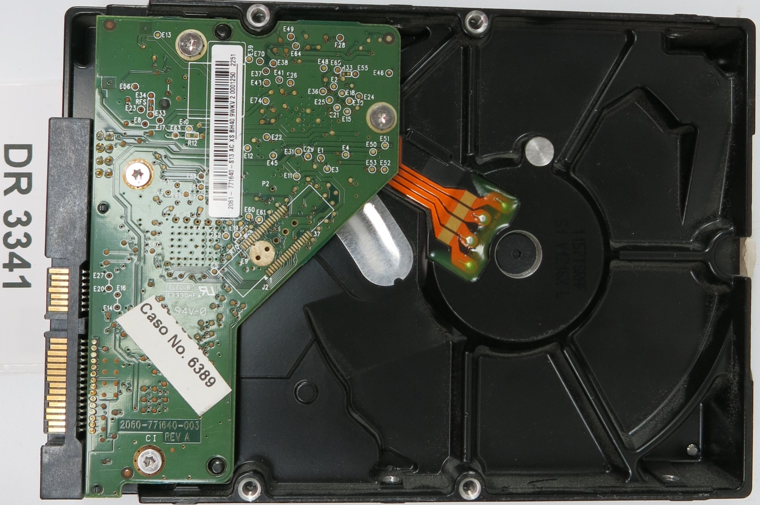 WD2500AAKX-603CA0, DHNNHTJCH, 250GB 3.5, PCB 2060-771640-003 REV A