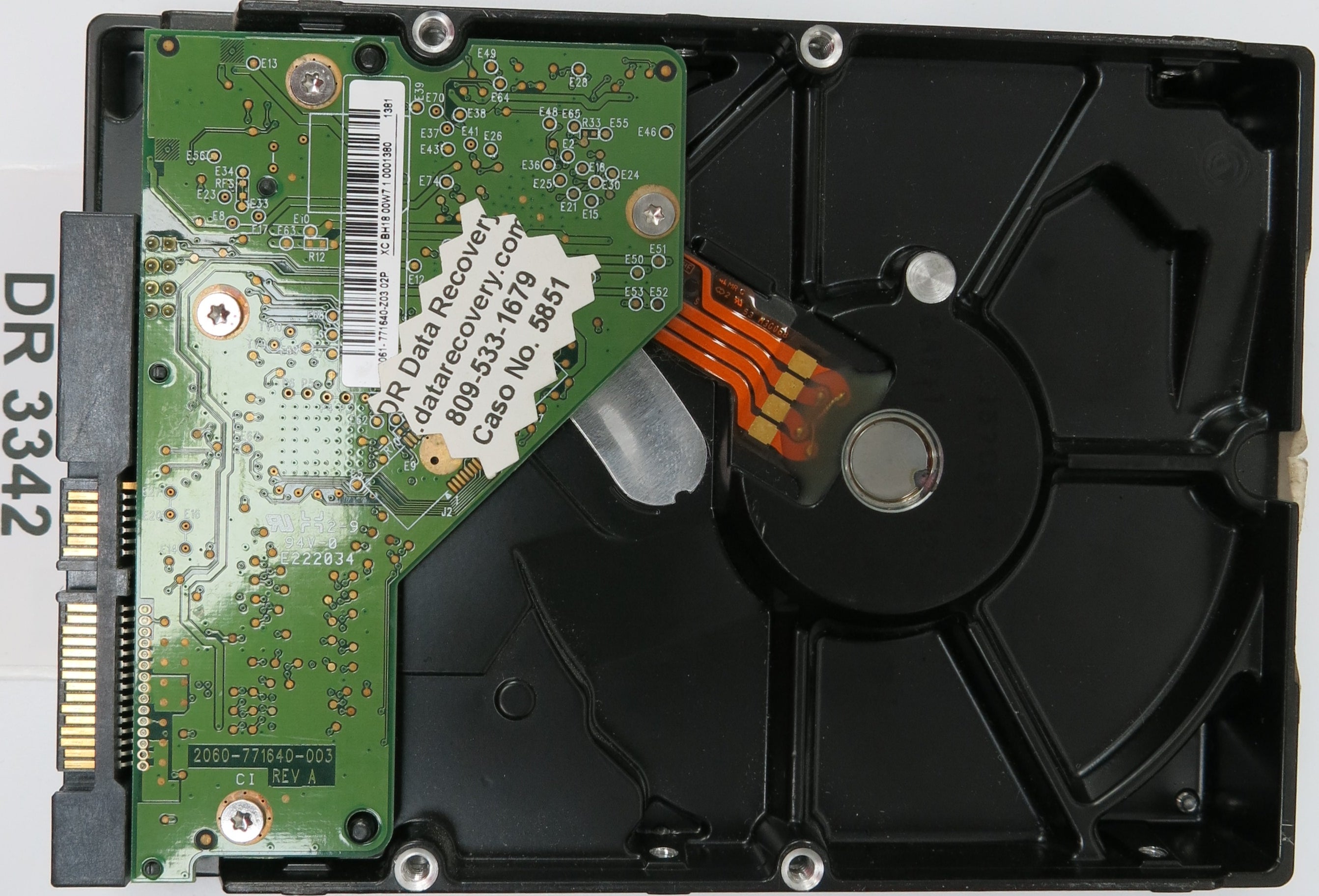 WD2500AAKX-753CA0, DCM: DANNHT2MHN, 250GB 3.5, PCB 2060-771640-003 REV A
