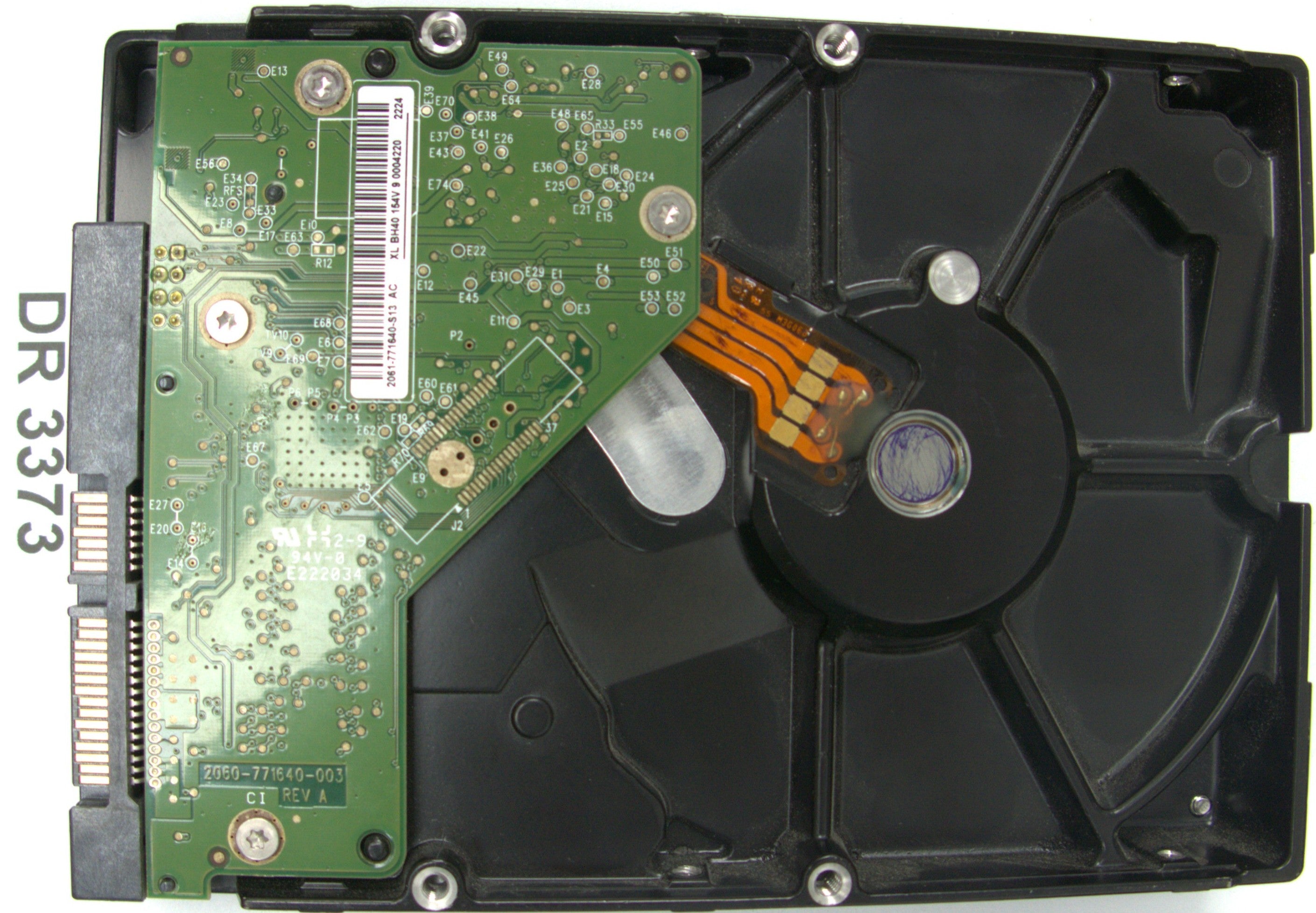 WD2500AAKX-753CA1, DCM: DHNNHTJCH, 250GB 3.5, PCB 2060-771640-003 REV A
