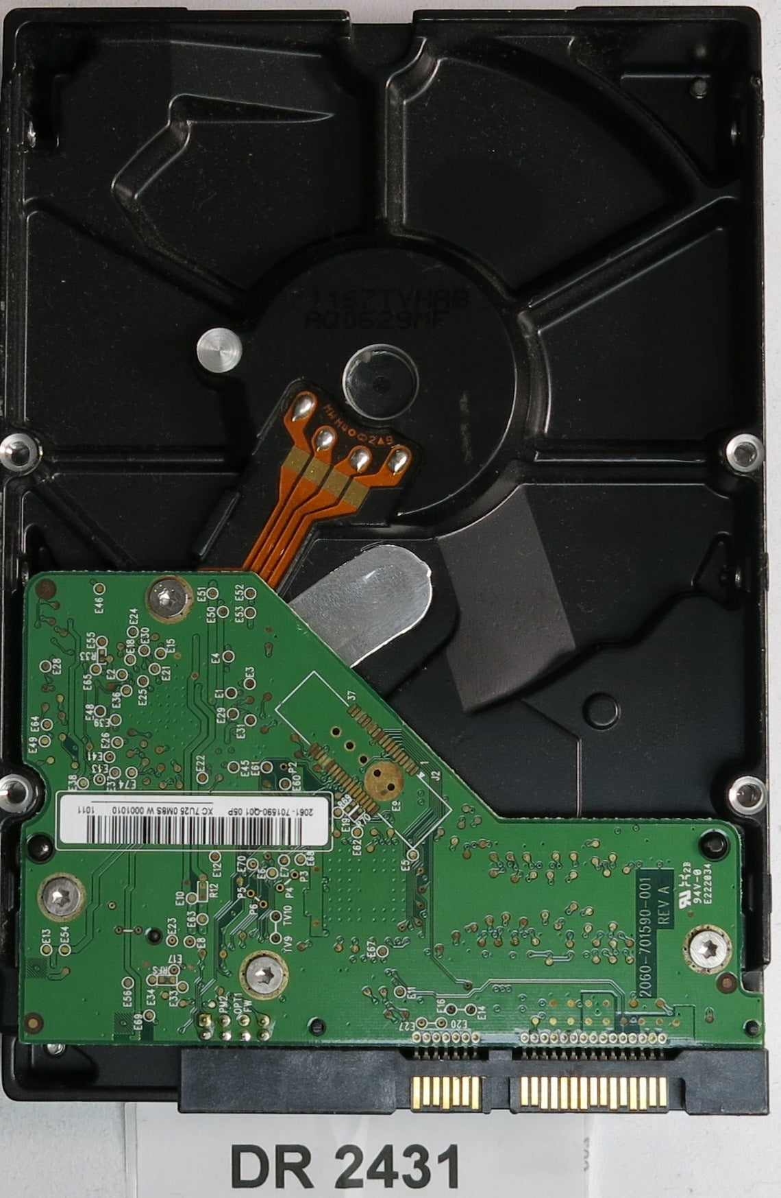 WD2500AVVS-61L2B0, DCM HGNNHTJAEN, 250GB 3.5, PCB 2060-701590-001 REV A