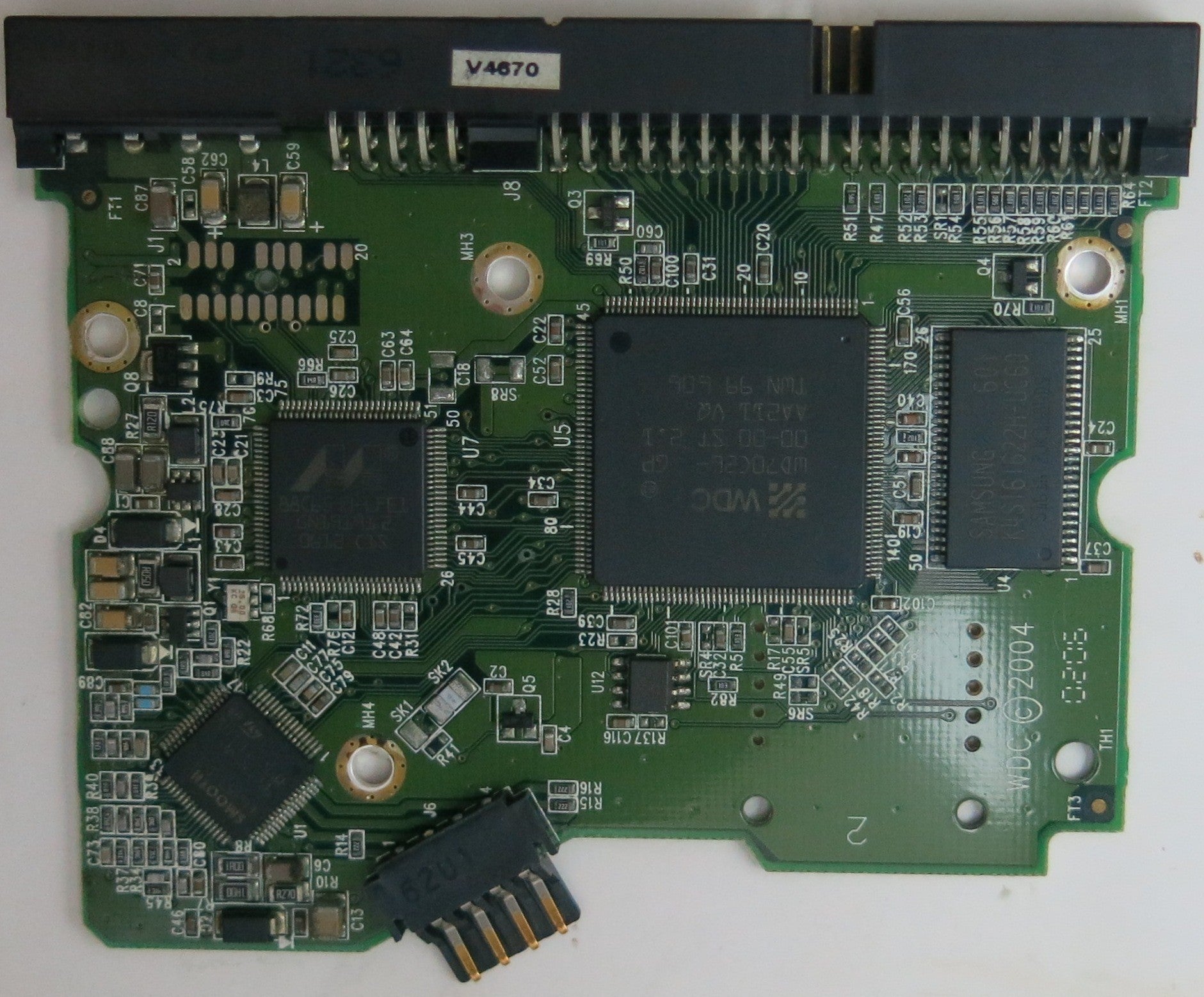 WD2500BB-55GUC0, DCM DSBHNTJAH, 2060-701266-001 REV A PCB