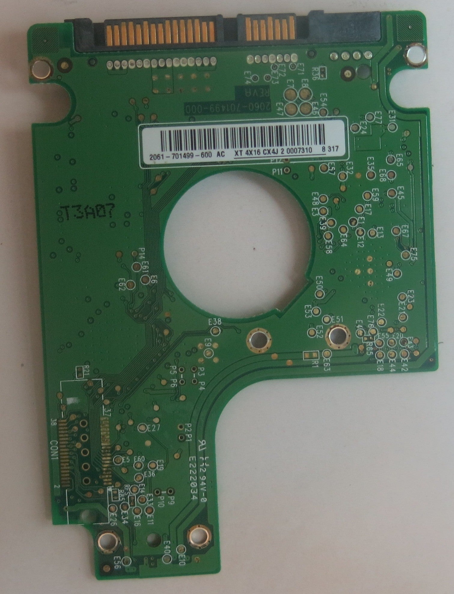 WD2500BEVS-00UST0 DCM HACVJANB 2060-701499-000 REV A PCB