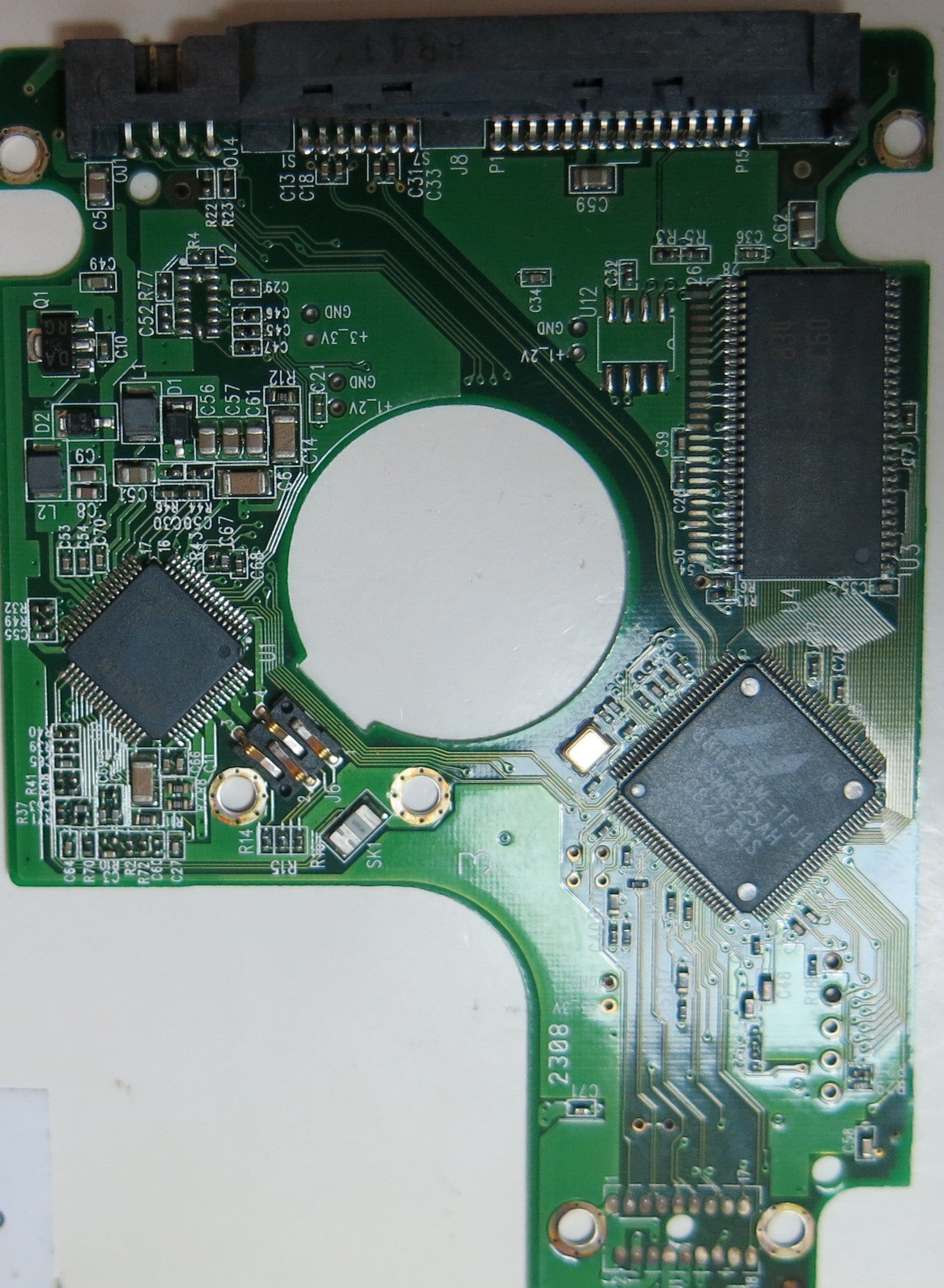 WD2500BEVS-26UST0, DCM HBCT2BNB, 2060-701499-000 REV A PCB