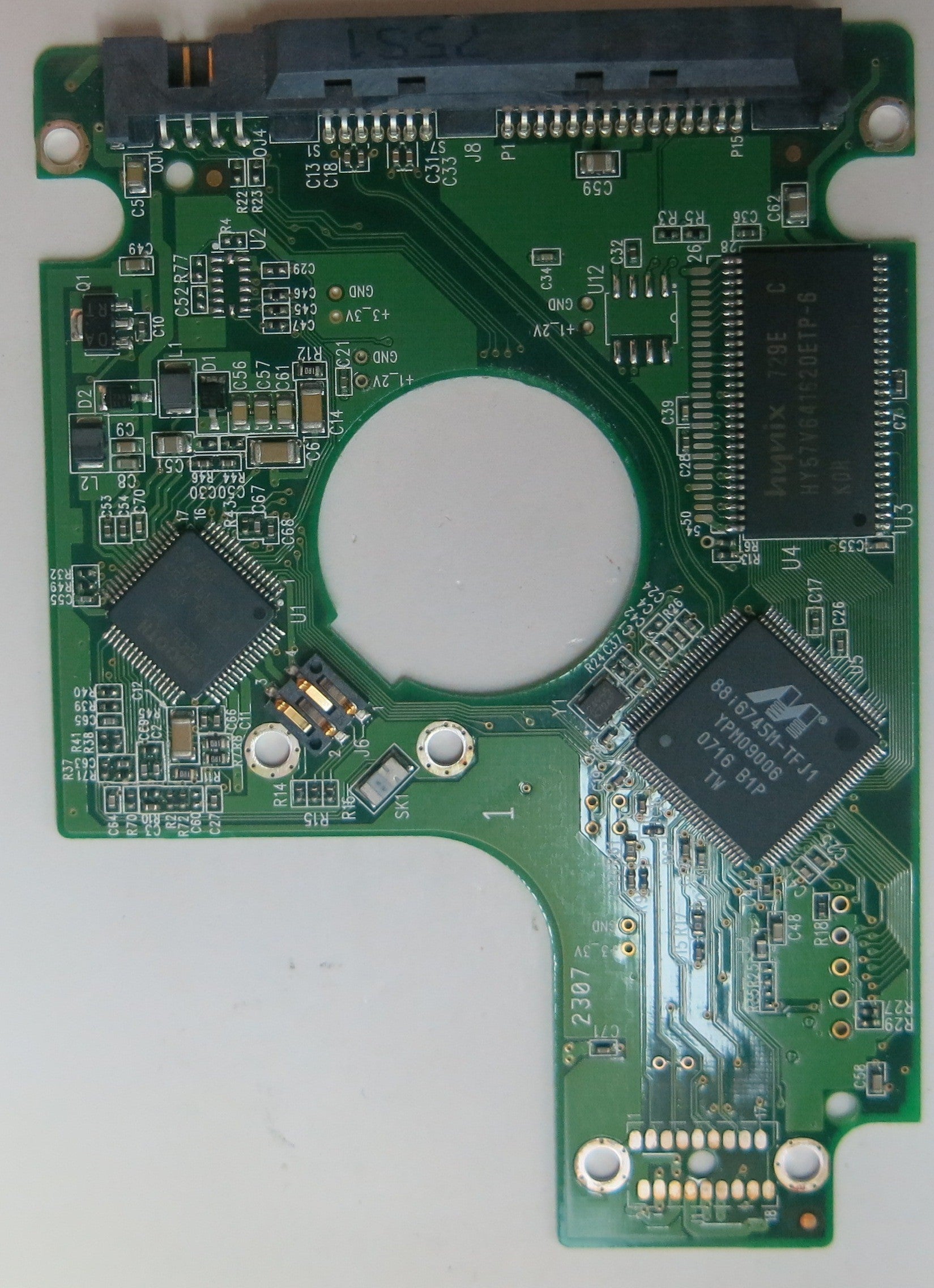 WD2500BEVS-60UST0, DCM HACVJHNNB, 2060-701499-000 REV A PCB