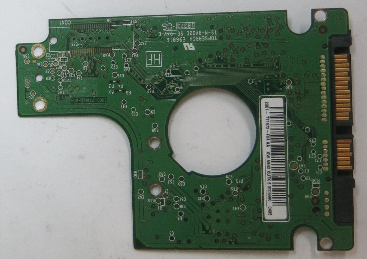 WD2500BEVT-22A23T0  2060-771672-004 REV A  PCB