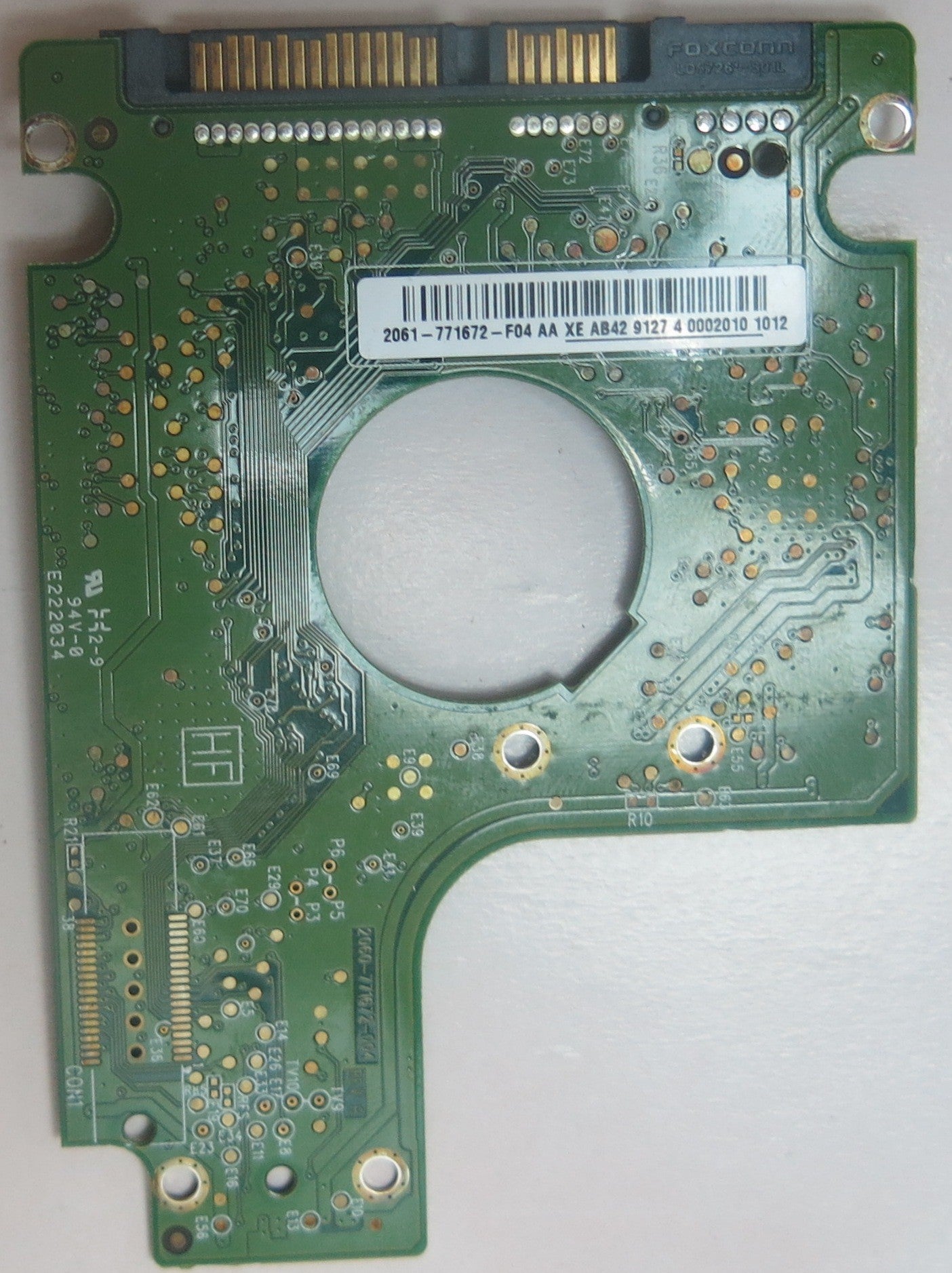 WD2500BEVT-22A23T0 DCM HEMTJHNB 2060-771672-004 REV A PCB