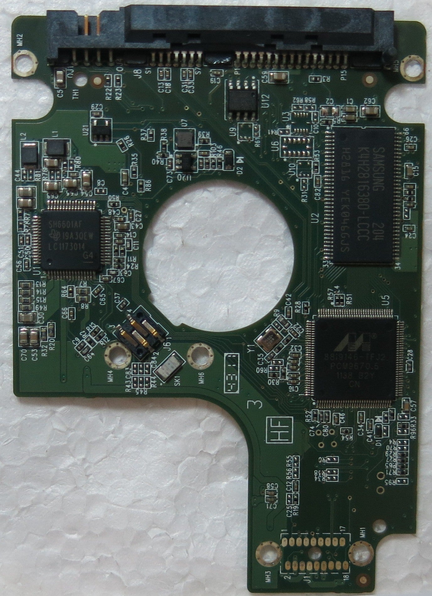 WD2500BEVT-75A23T0 DCM HHBTJAB 2060-771692-006 REV A PCB
