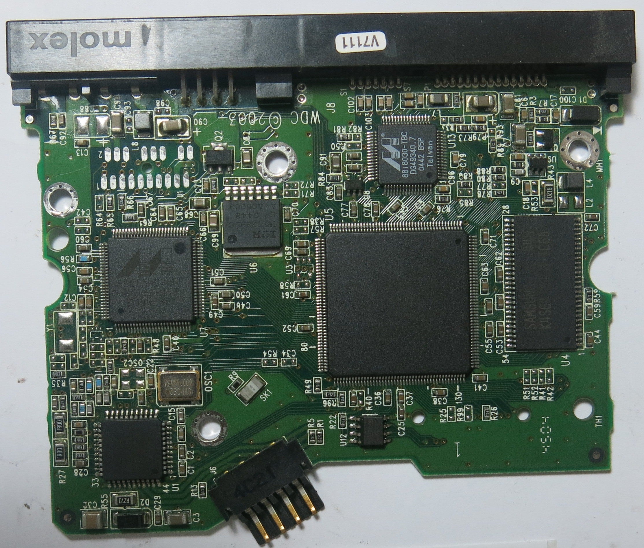 WD2500JD-40GBB2 DCM DCBHCTJCH 2060-001215-003 REV A PCB