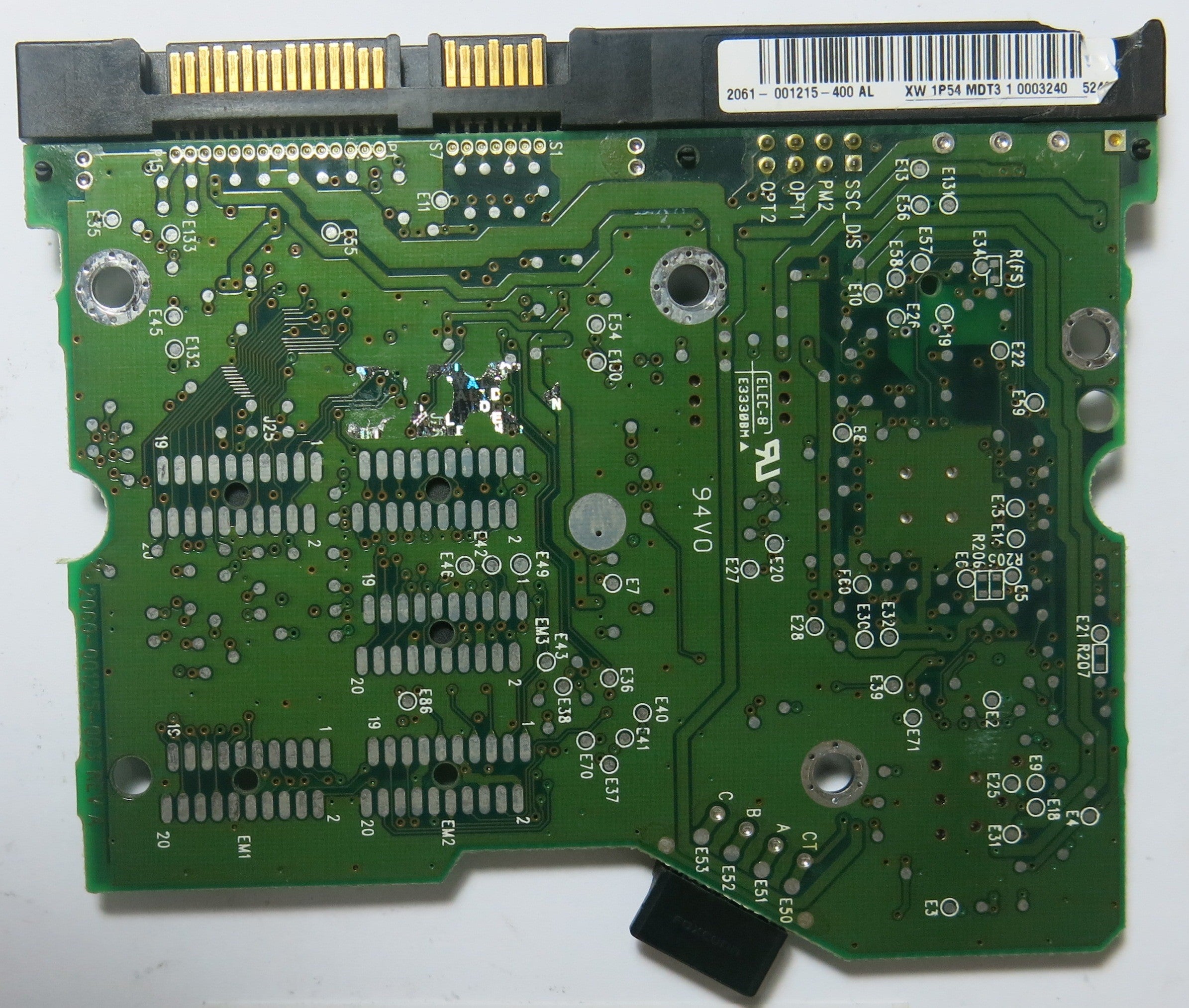 WD2500JD-40GBB2 DCM DCBHCTJCH 2060-001215-003 REV A PCB
