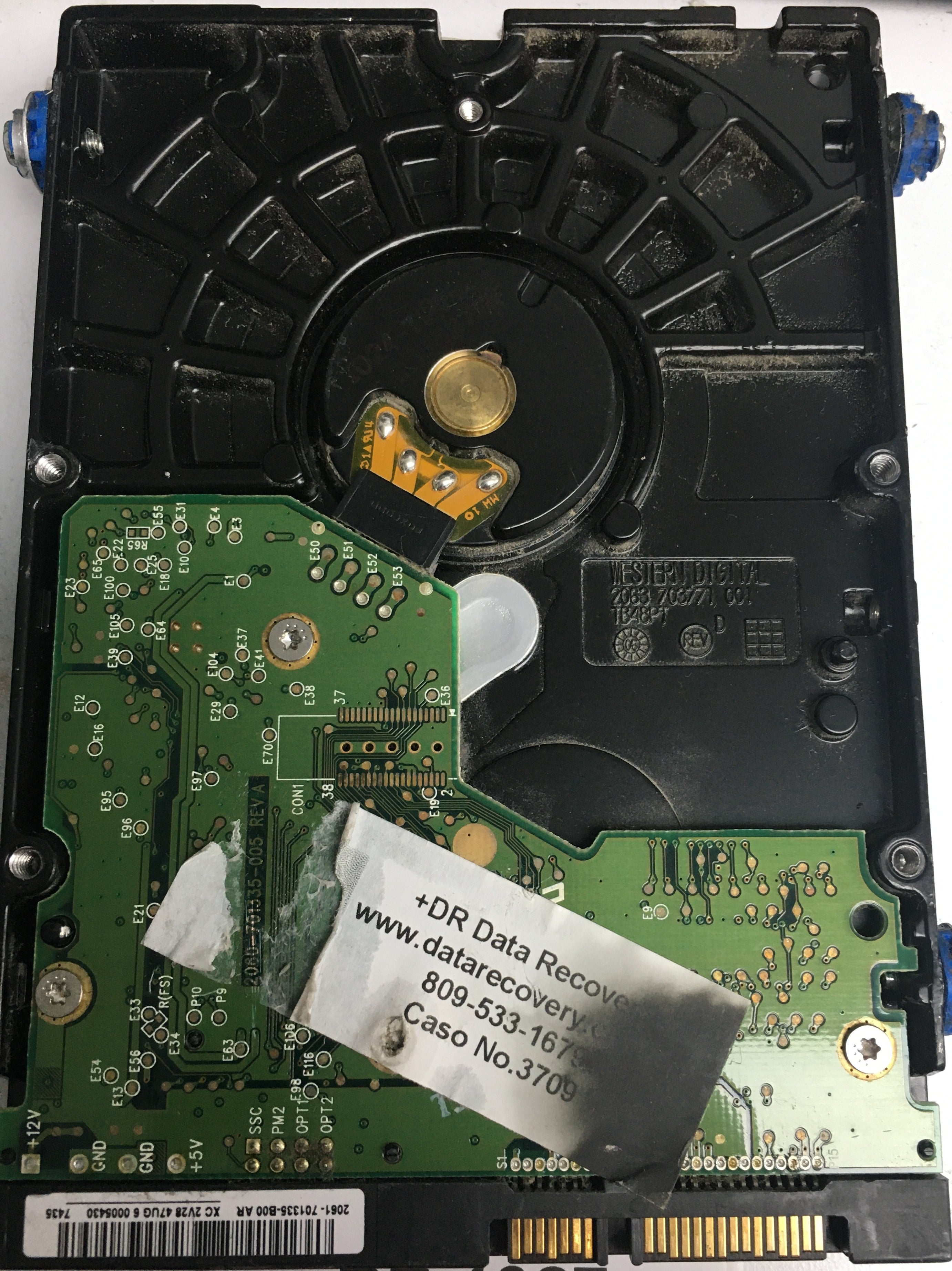 WD2500JS-75NCB3, DCM HSBHNT2AHN, 250GB 3.5, PCB 2060-701335-005 REV A
