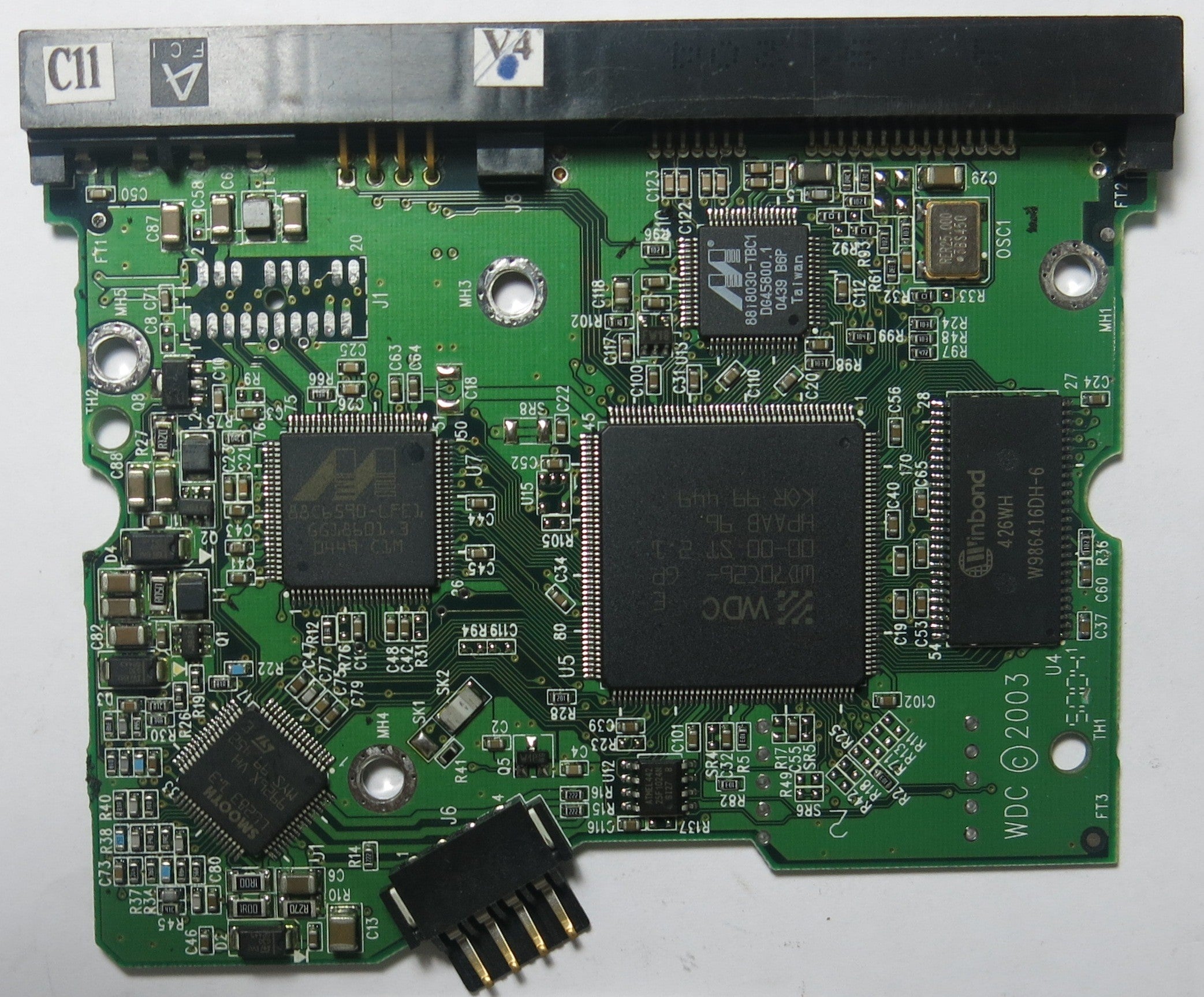 WD2500SD-01KCB0 DCM HSBHCTJAA 2060-001267-001 REV A PCB
