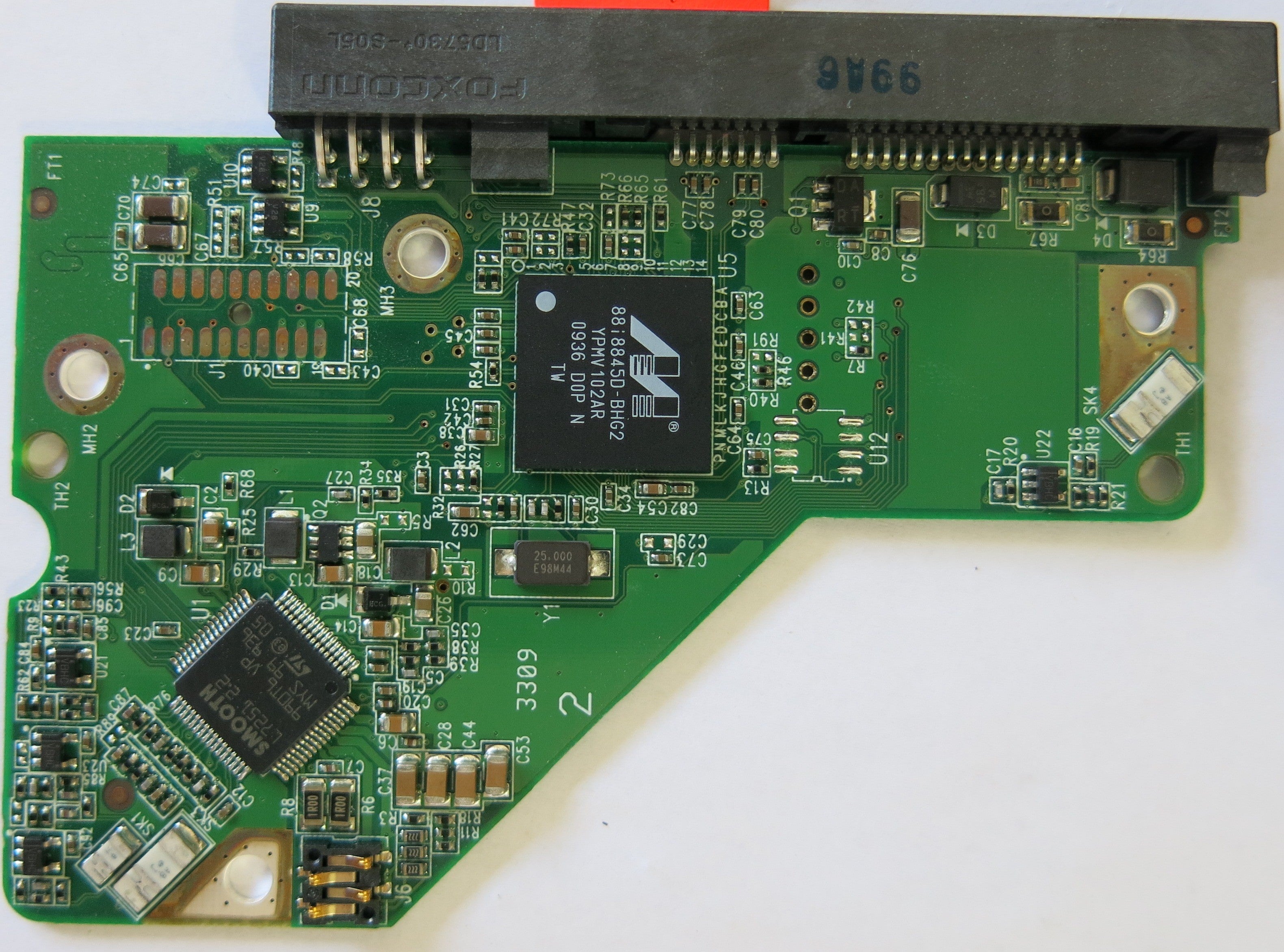 WD2502ABYS-02B7A0 2060-701537-004 REV A PCB