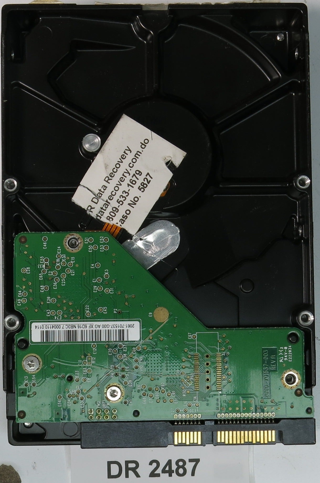 WD2502ABYS-70B7A0, DCM: HHRNNT2AHN, 250GB 3.5, PCB 2060-701537-003 REV A