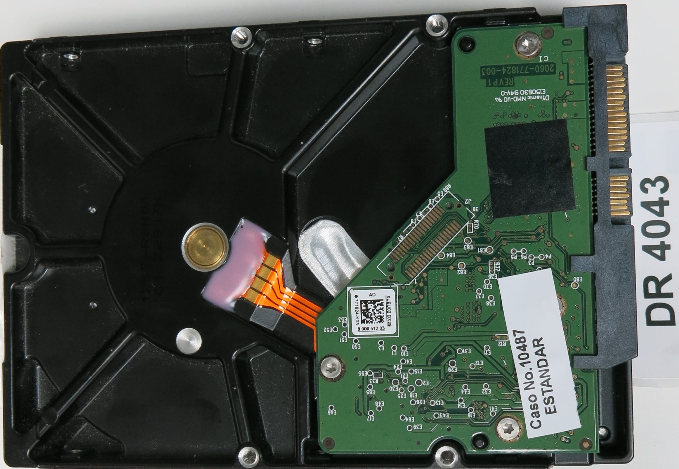 WD30EZRX-00DC0B0, DCM: HGRNHVJCG, Serial Number: WMC1T0652179, 3.0TB 3.5, PCB 2060-771824-003 REV P1