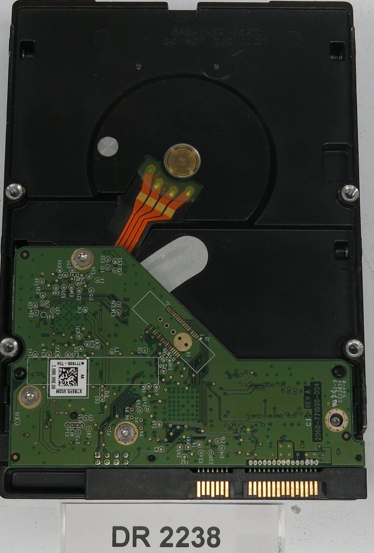WD30EZRX-00MMMB0, DCM HARCHT2AAB, 3TB 3.5, PCB 2060-771698-004 REV A